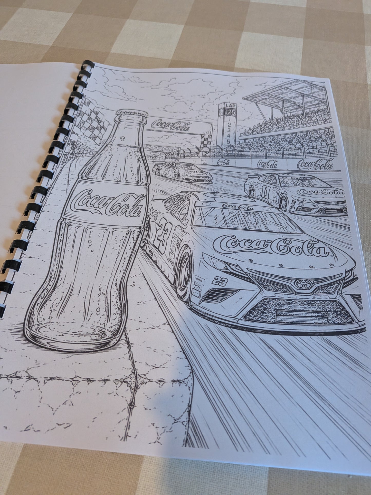 Coke Inspired Colouring Book