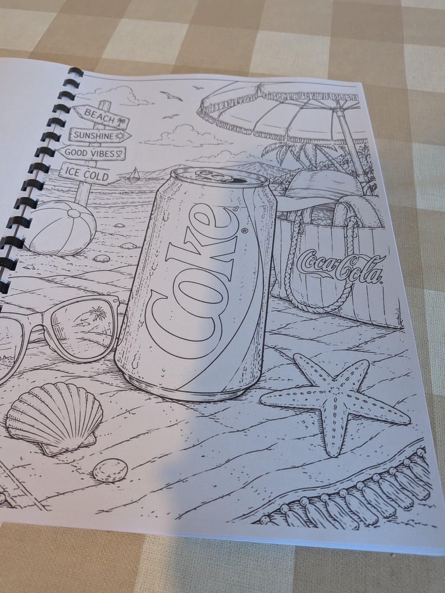 Coke Inspired Colouring Book