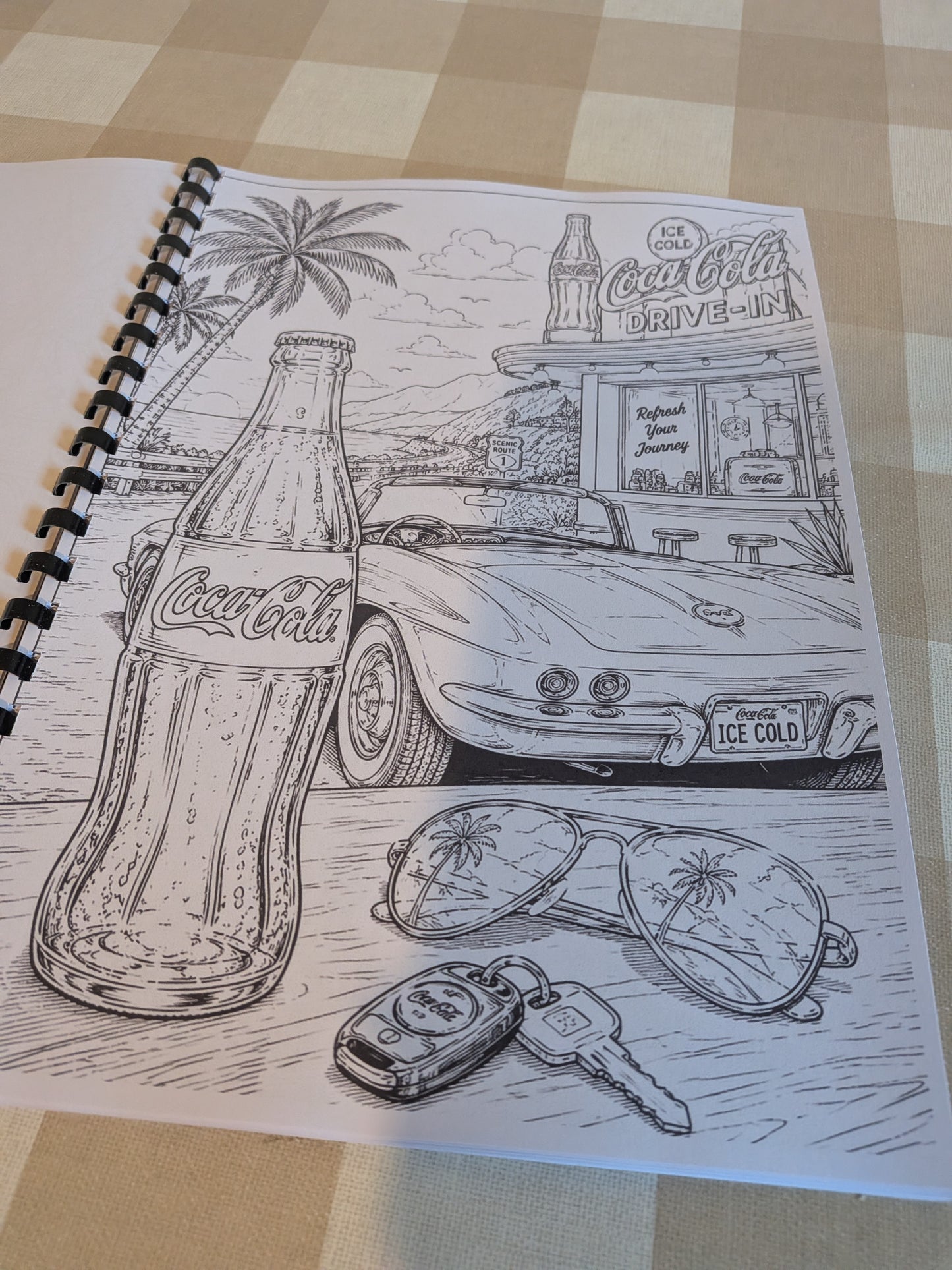 Coke Inspired Colouring Book