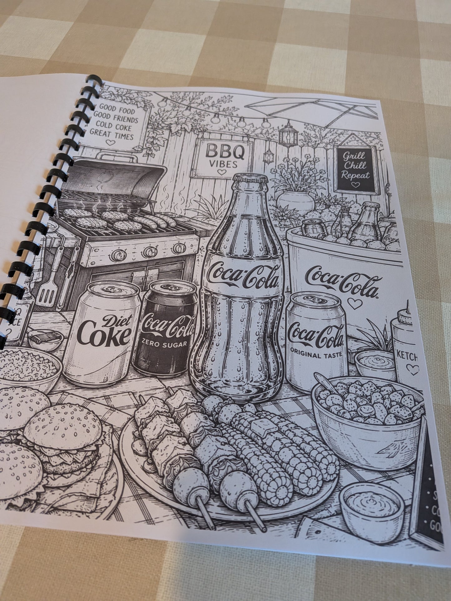 Coke Inspired Colouring Book