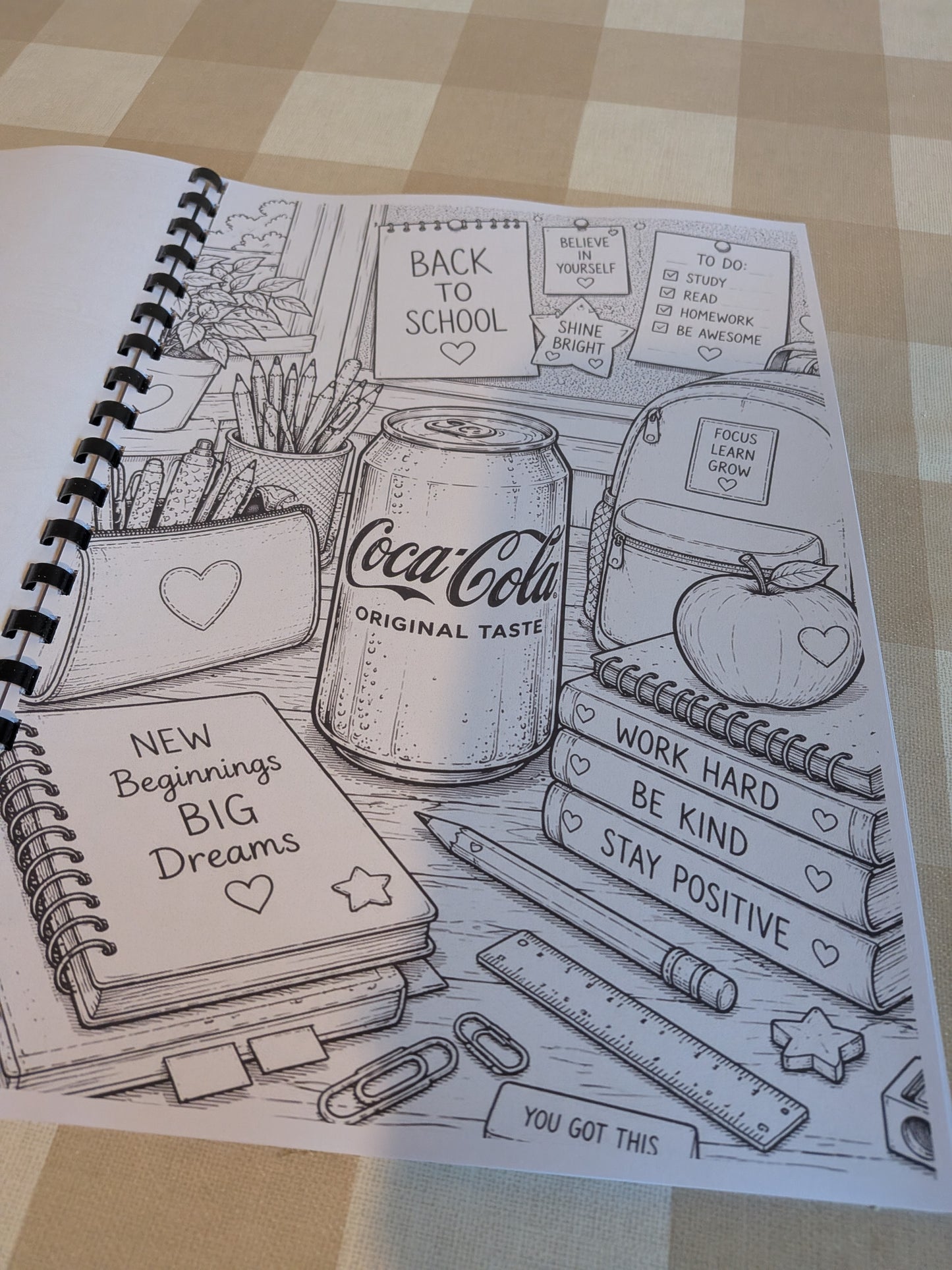 Coke Inspired Colouring Book