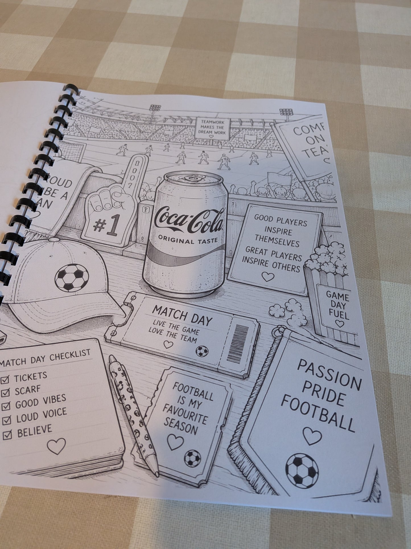 Coke Inspired Colouring Book