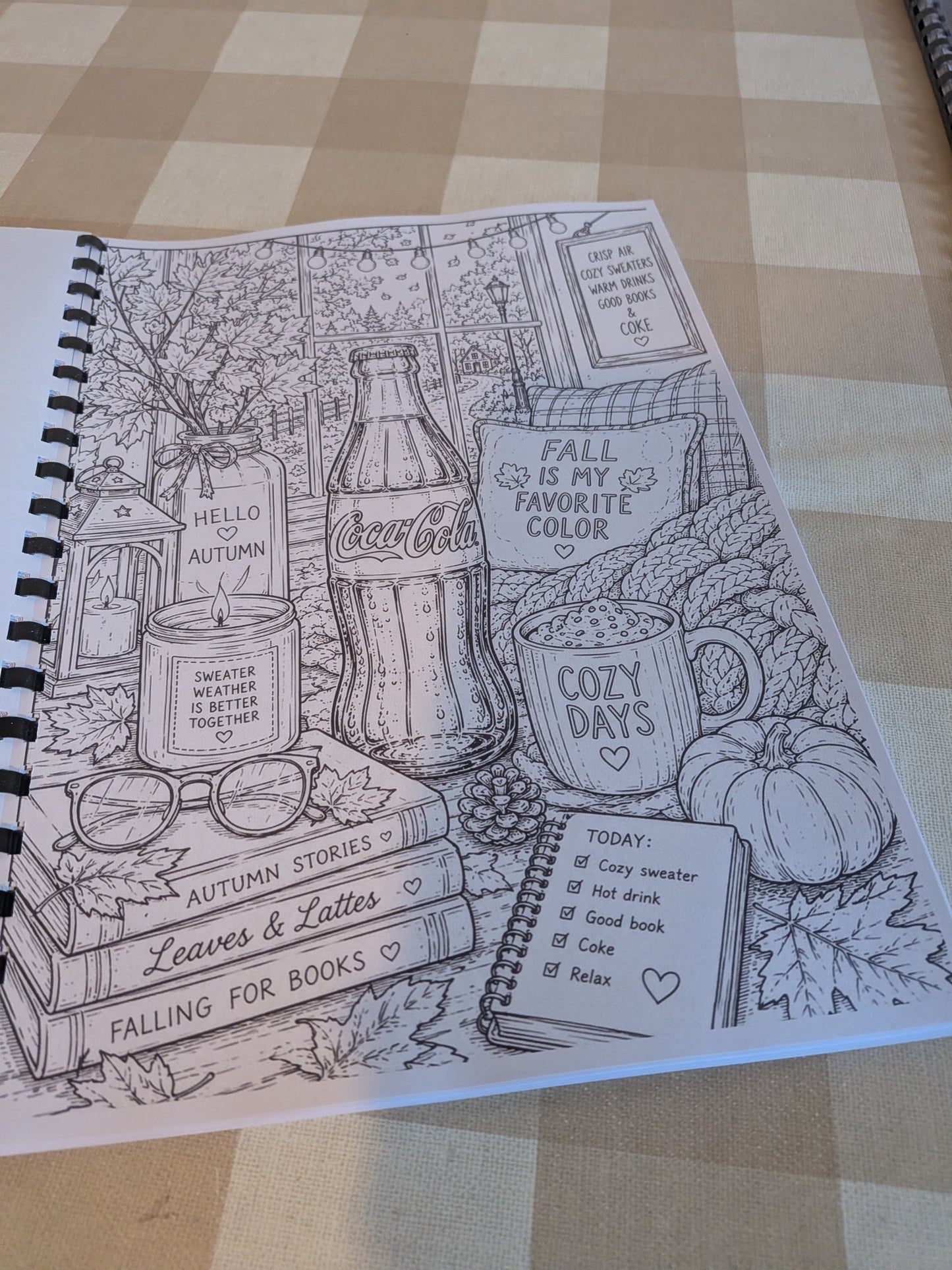 Coke Inspired Colouring Book
