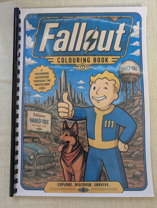Fallout Inspired Colouring Book