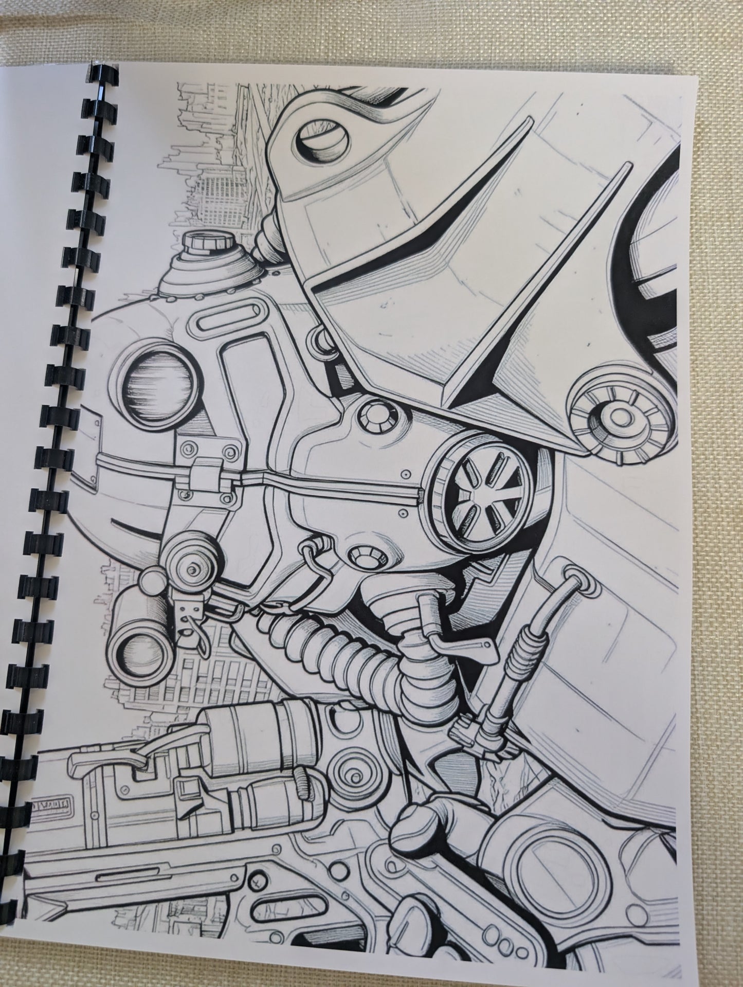 Fallout Inspired Colouring Book