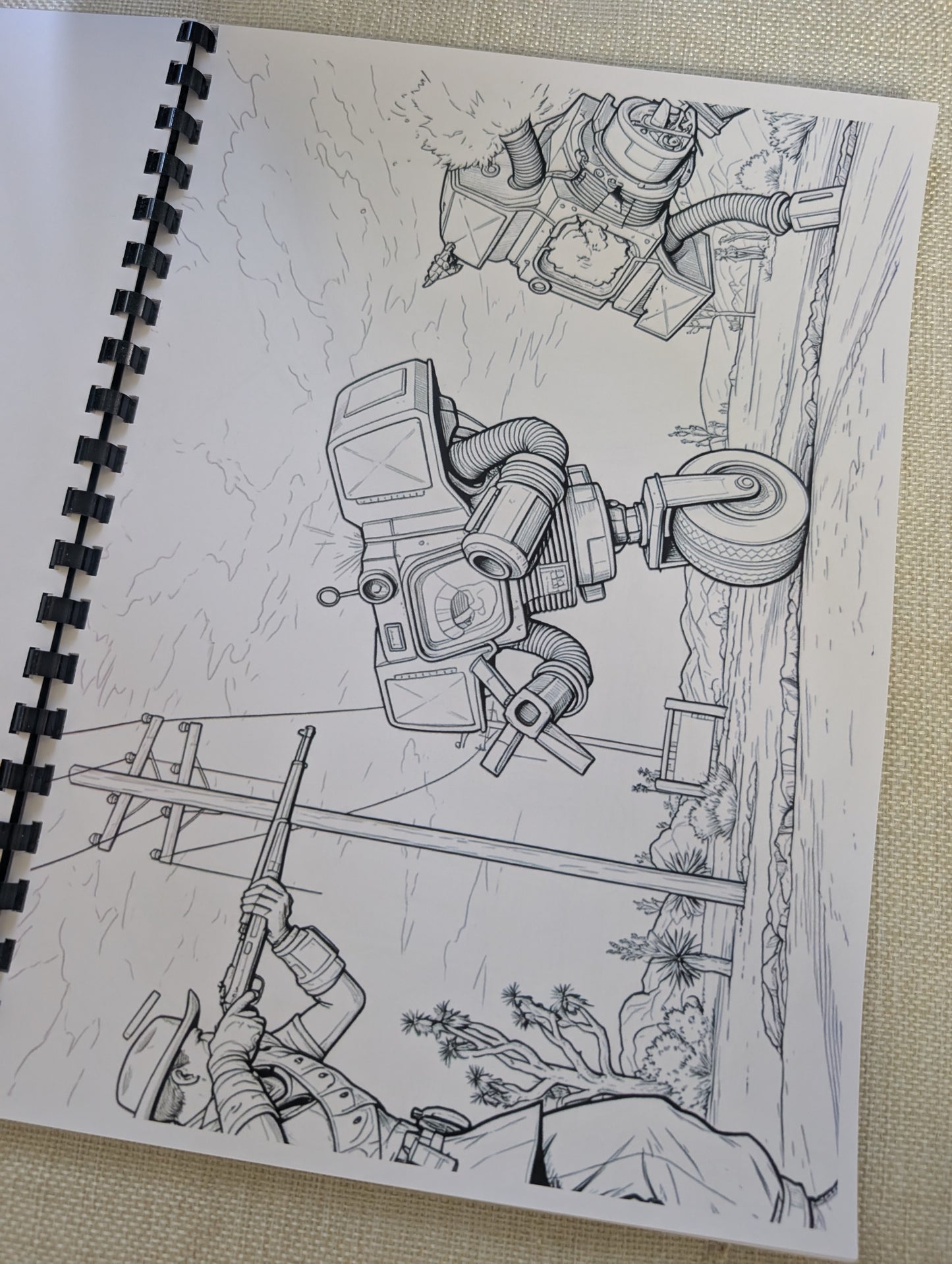 Fallout Inspired Colouring Book