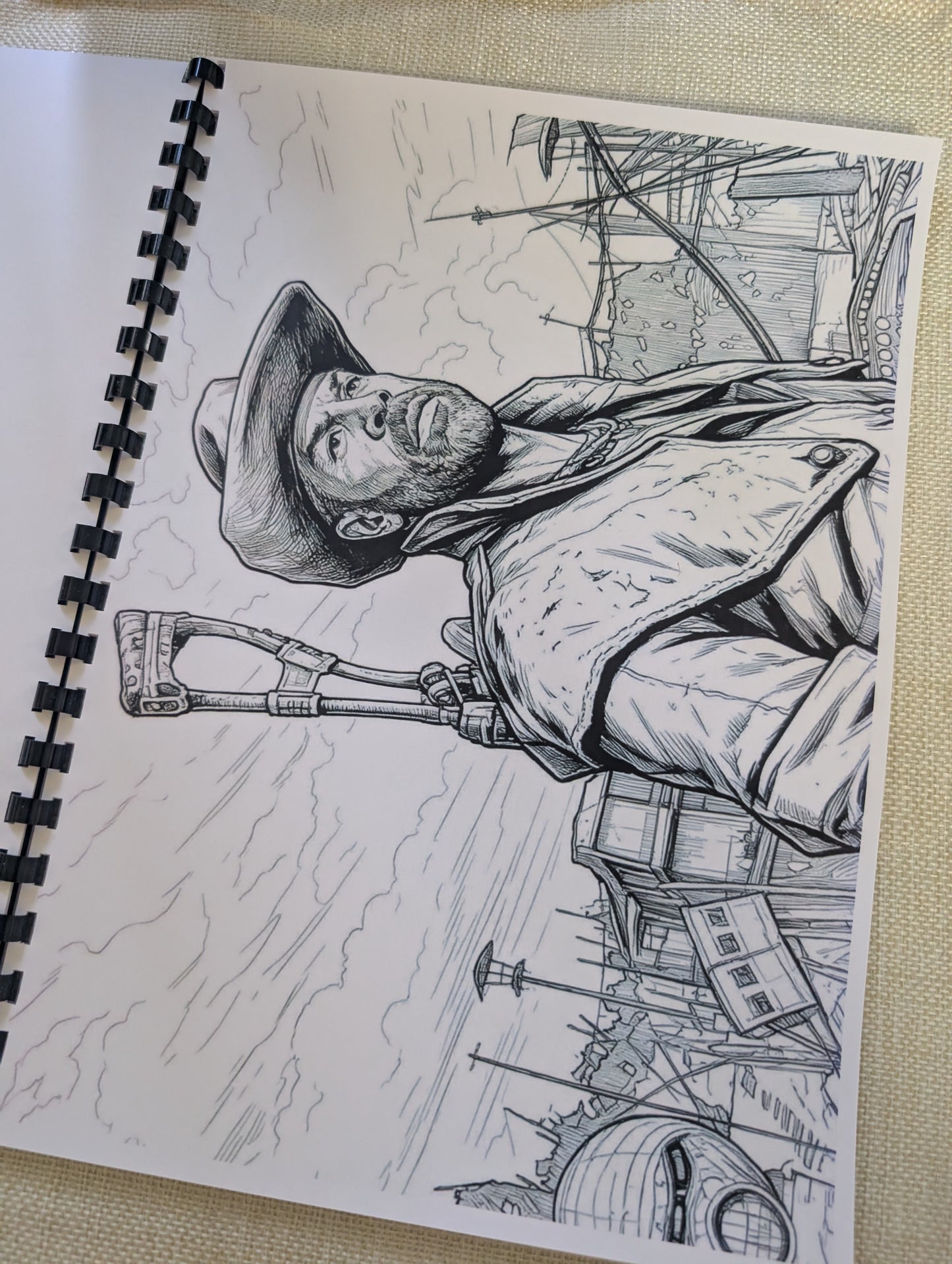 Fallout Inspired Colouring Book