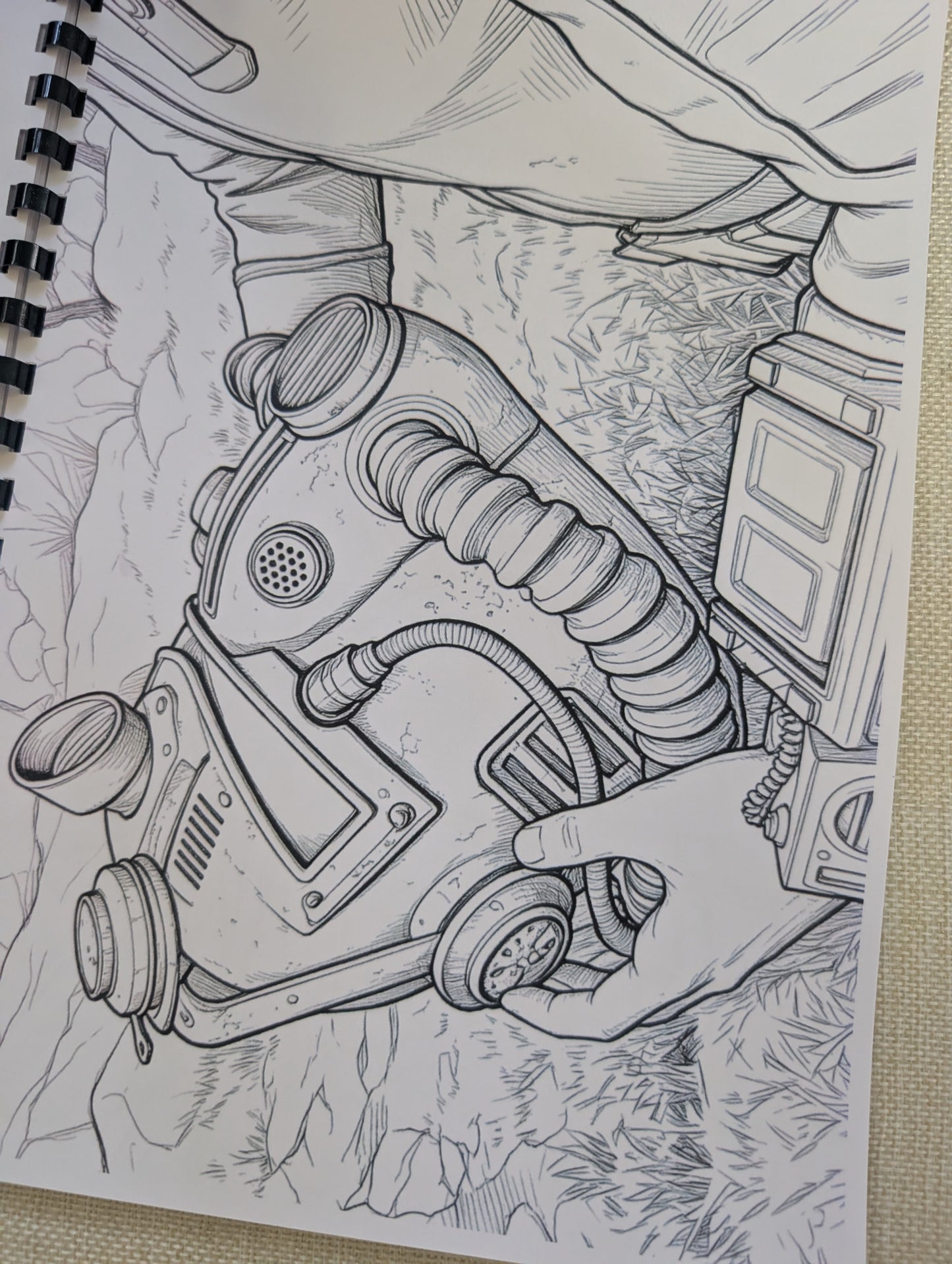 Fallout Inspired Colouring Book