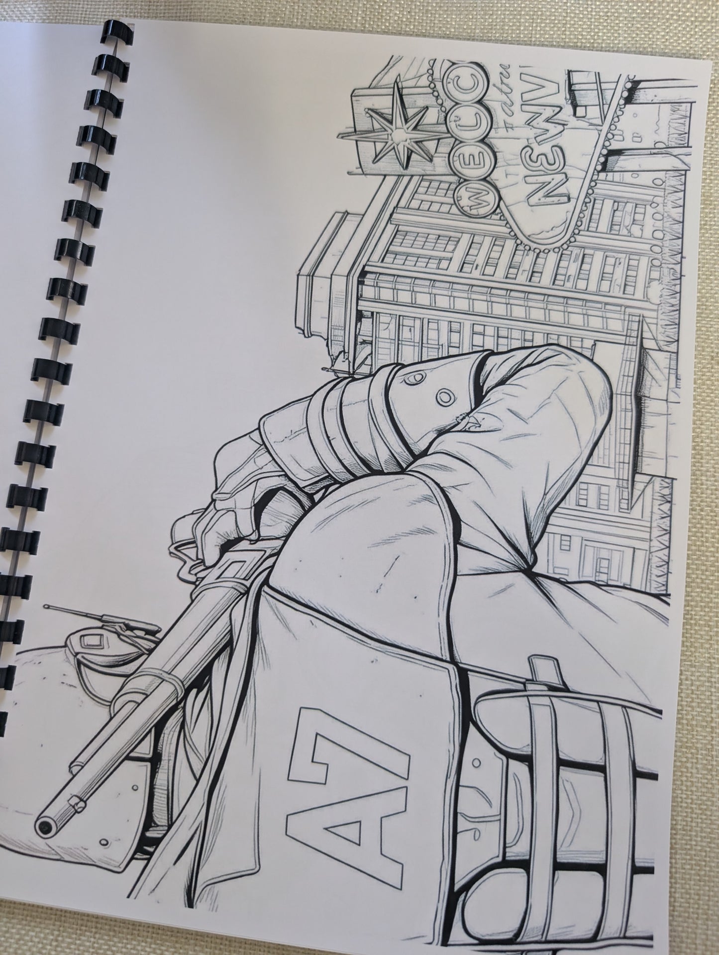 Fallout Inspired Colouring Book