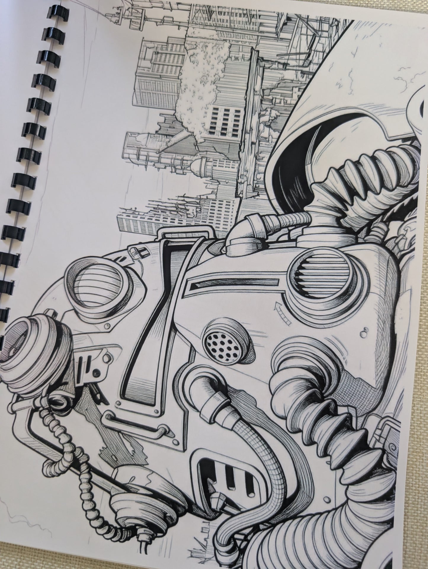 Fallout Inspired Colouring Book