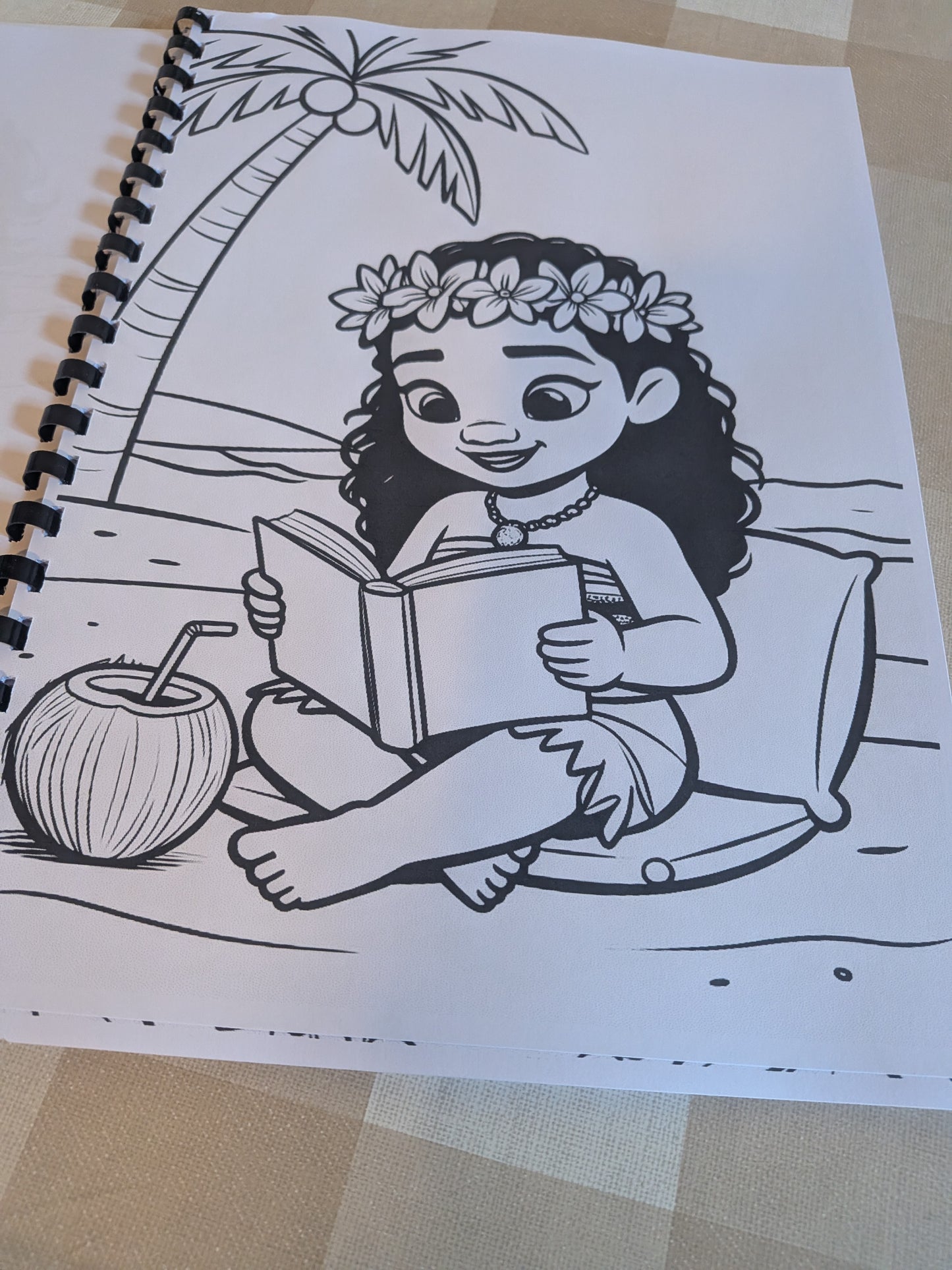 Moana Inspired Colouring Book