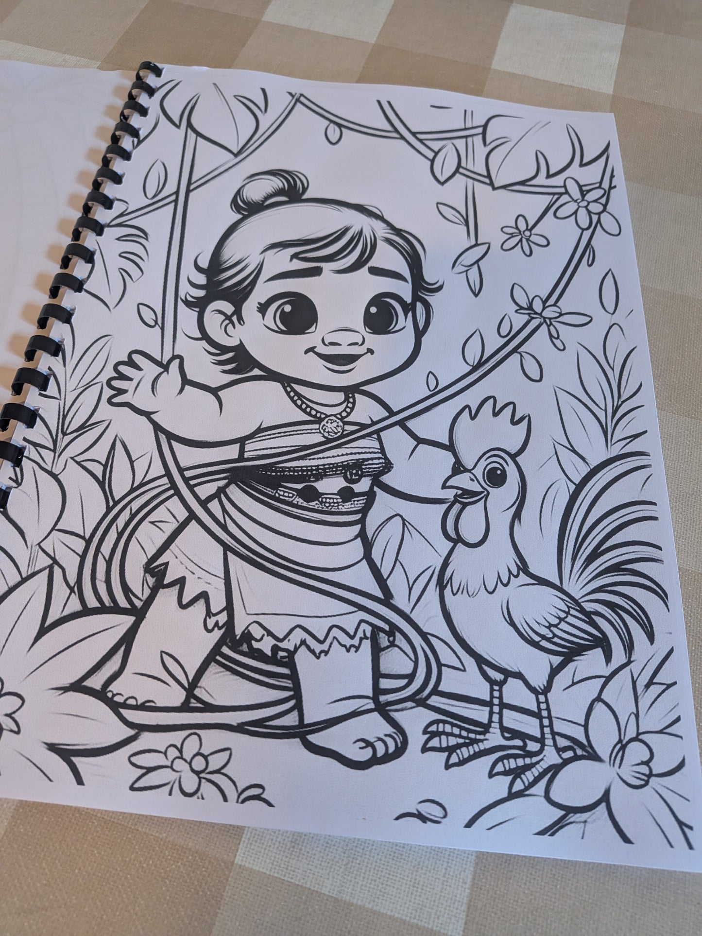 Moana Inspired Colouring Book