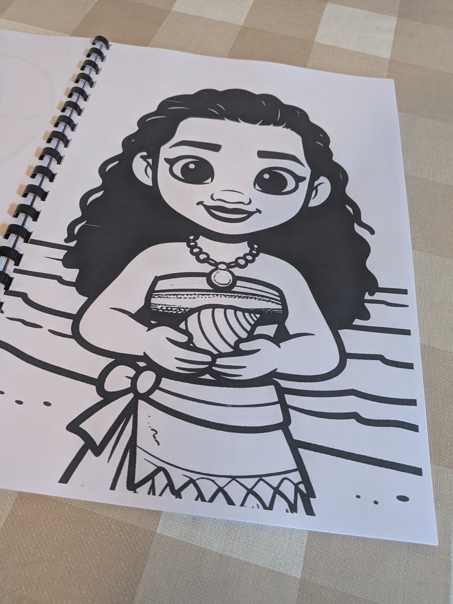 Moana Inspired Colouring Book