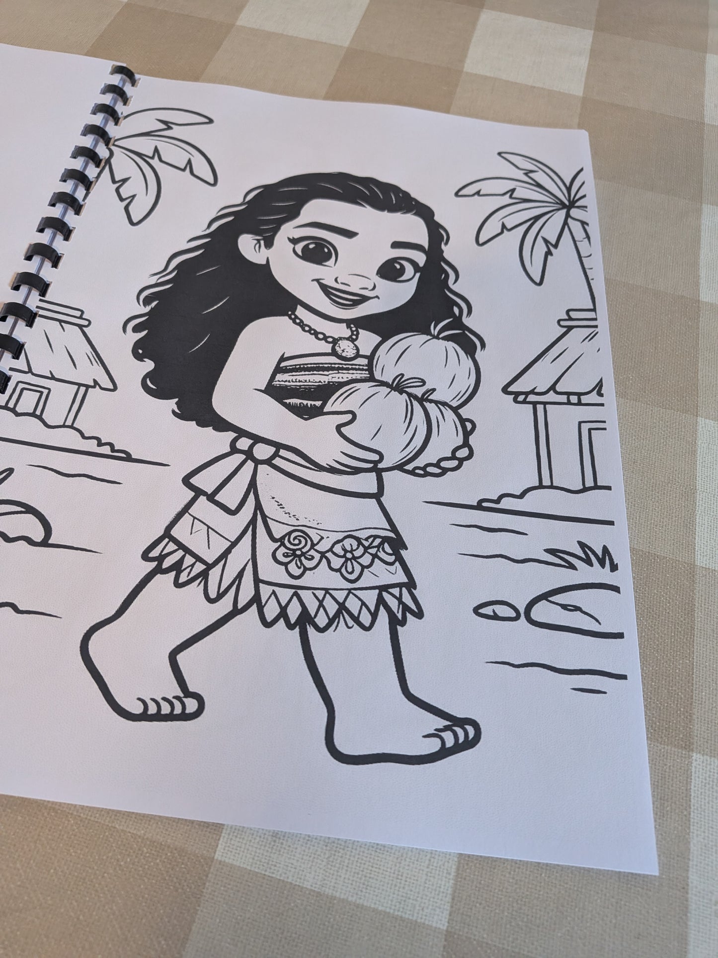 Moana Inspired Colouring Book