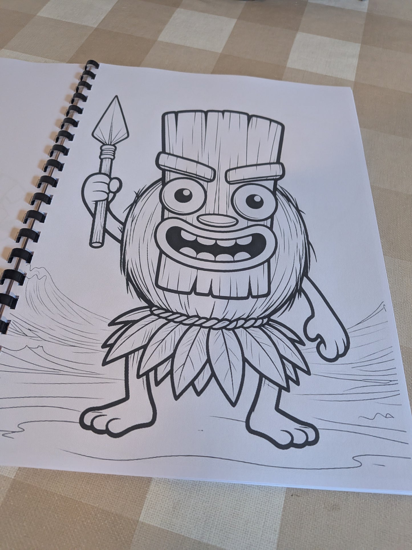 Moana Inspired Colouring Book