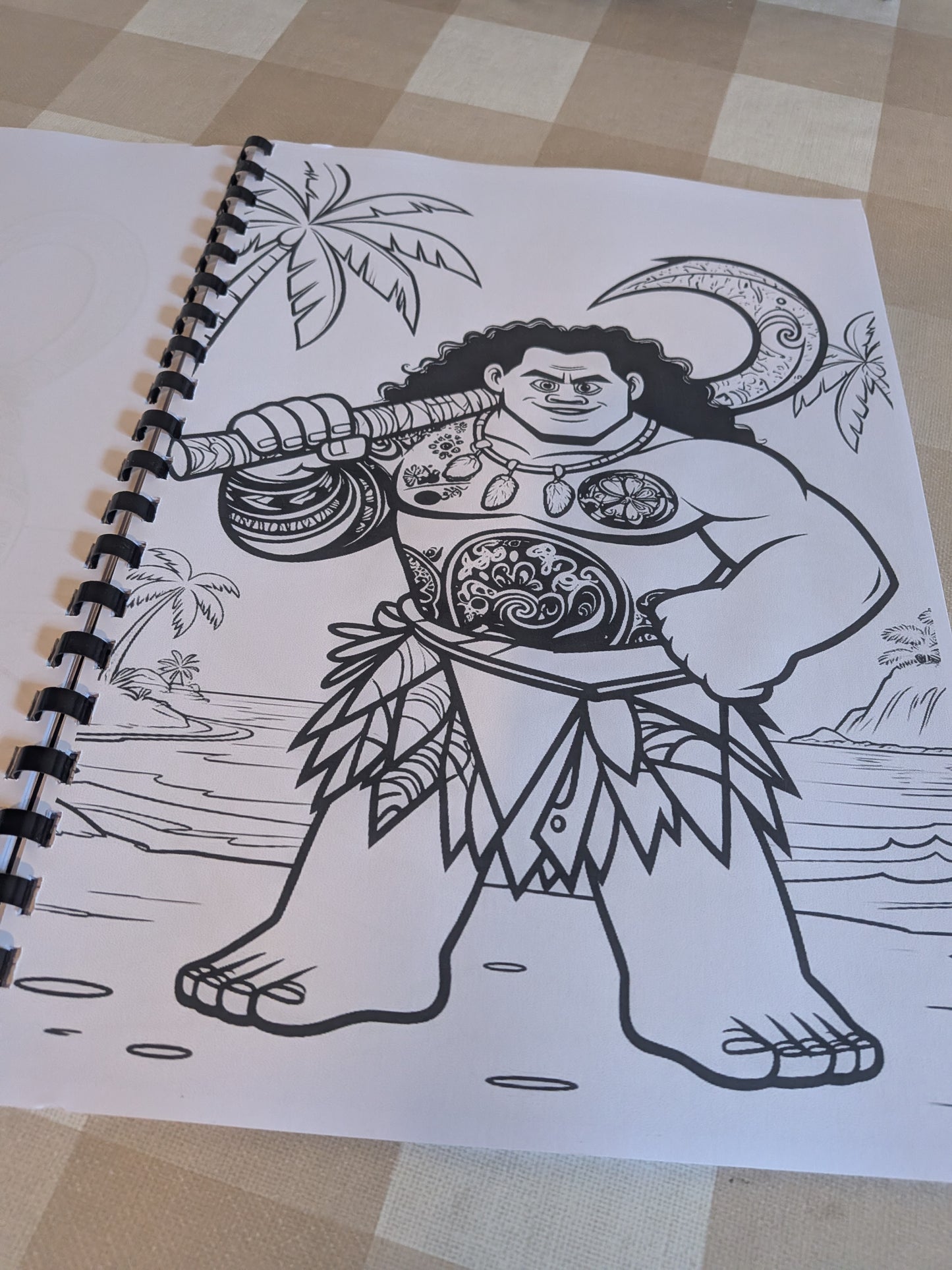 Moana Inspired Colouring Book