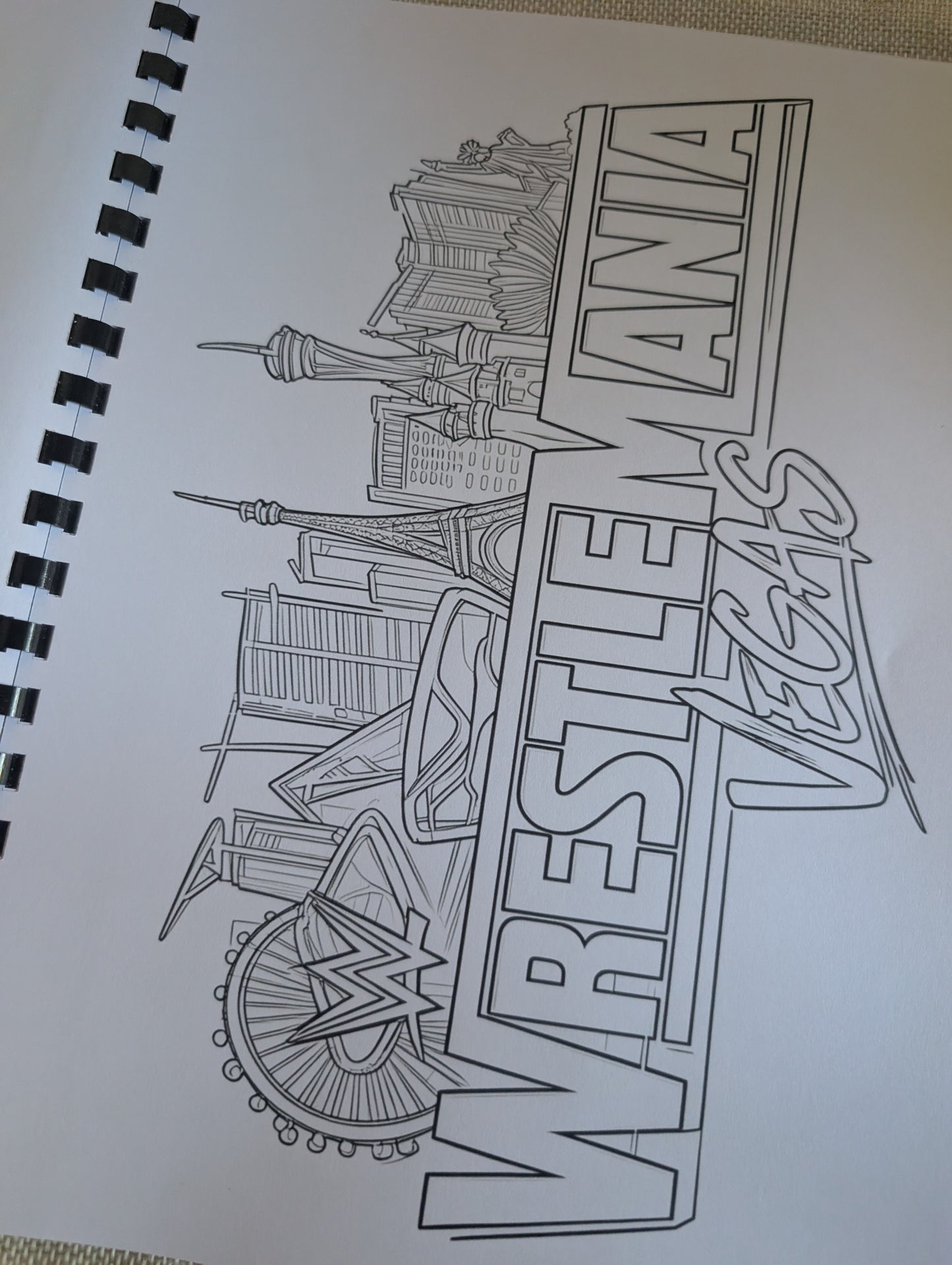 WWE Colouring Book Volume 2 – NEW A4 Printed Wrestling Inspired Colouring Book