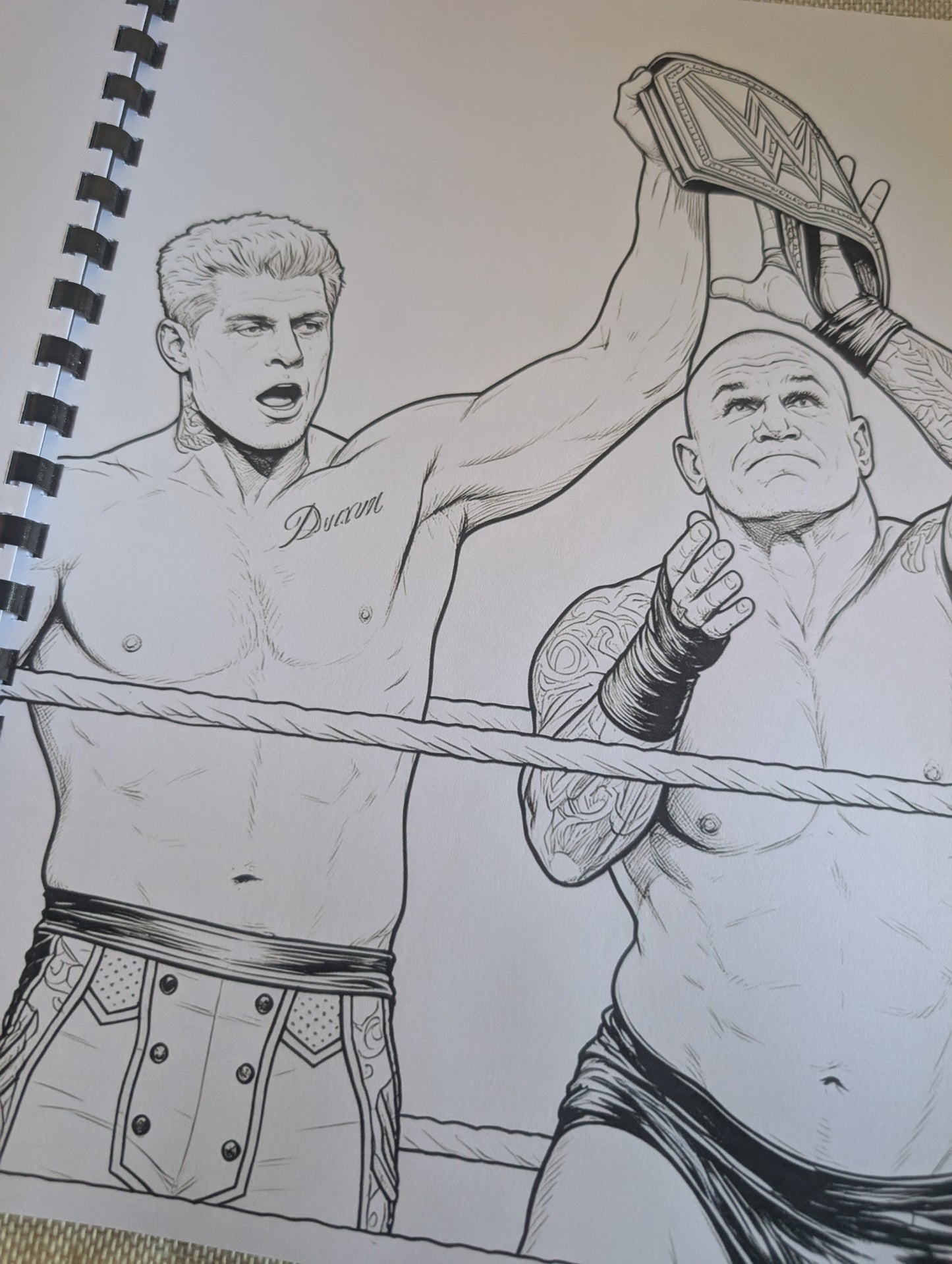 WWE Colouring Book Volume 2 – NEW A4 Printed Wrestling Inspired Colouring Book