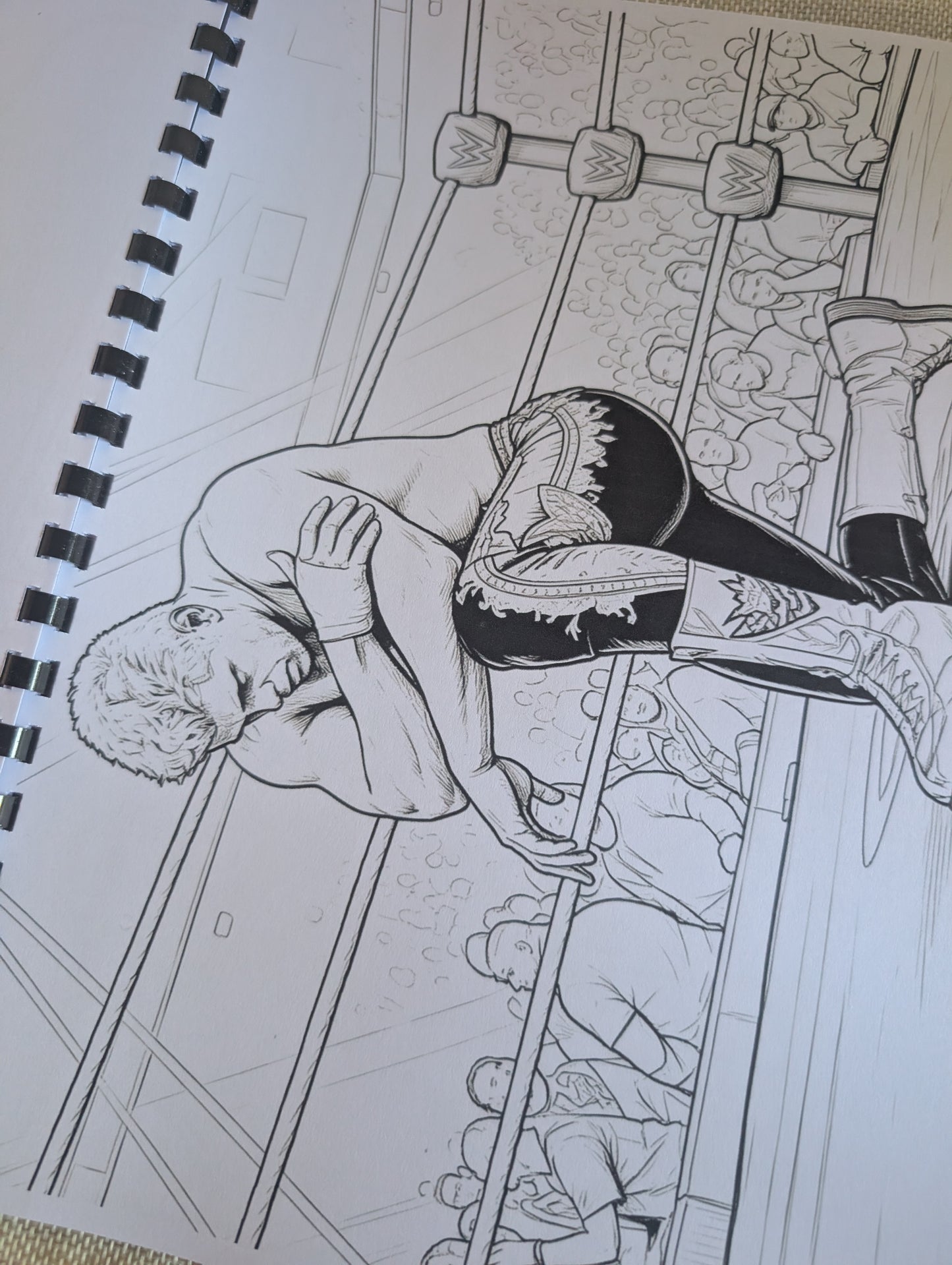 WWE Colouring Book Volume 2 – NEW A4 Printed Wrestling Inspired Colouring Book