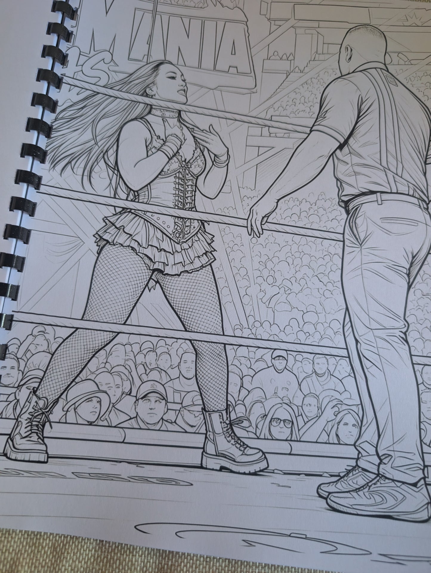 WWE Colouring Book Volume 2 – NEW A4 Printed Wrestling Inspired Colouring Book