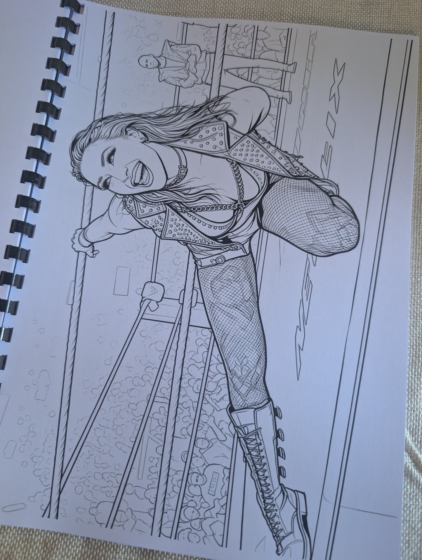 WWE Colouring Book Volume 2 – NEW A4 Printed Wrestling Inspired Colouring Book