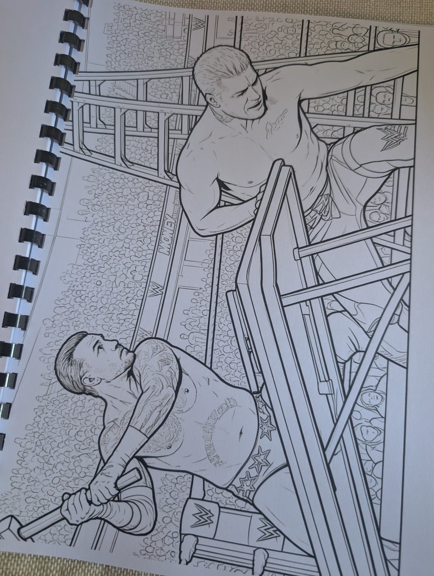 WWE Colouring Book Volume 2 – NEW A4 Printed Wrestling Inspired Colouring Book