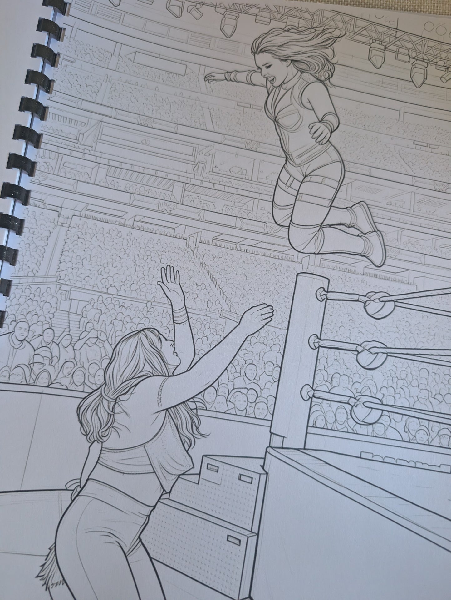 WWE Colouring Book Volume 2 – NEW A4 Printed Wrestling Inspired Colouring Book