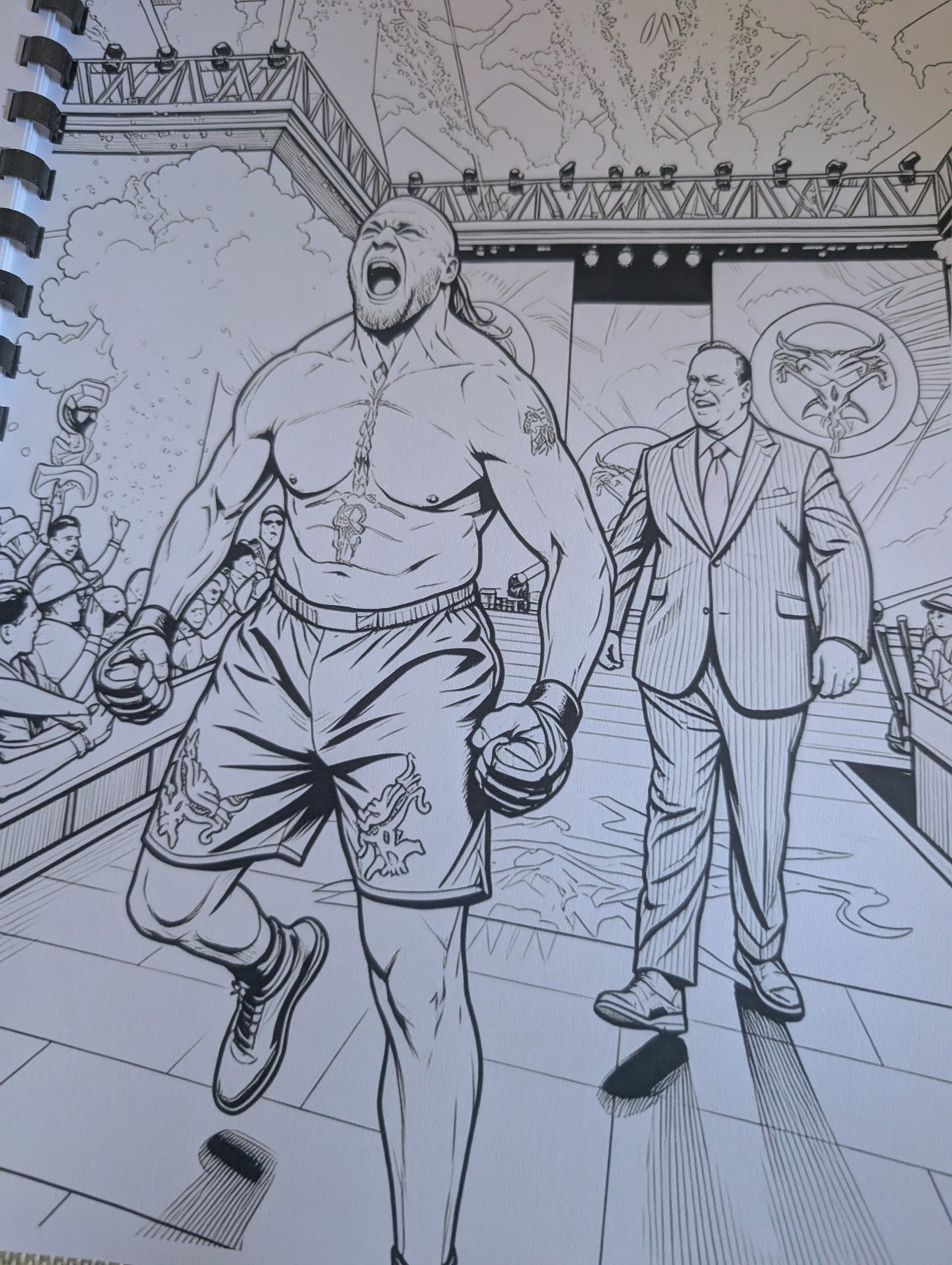 WWE Colouring Book Volume 2 – NEW A4 Printed Wrestling Inspired Colouring Book