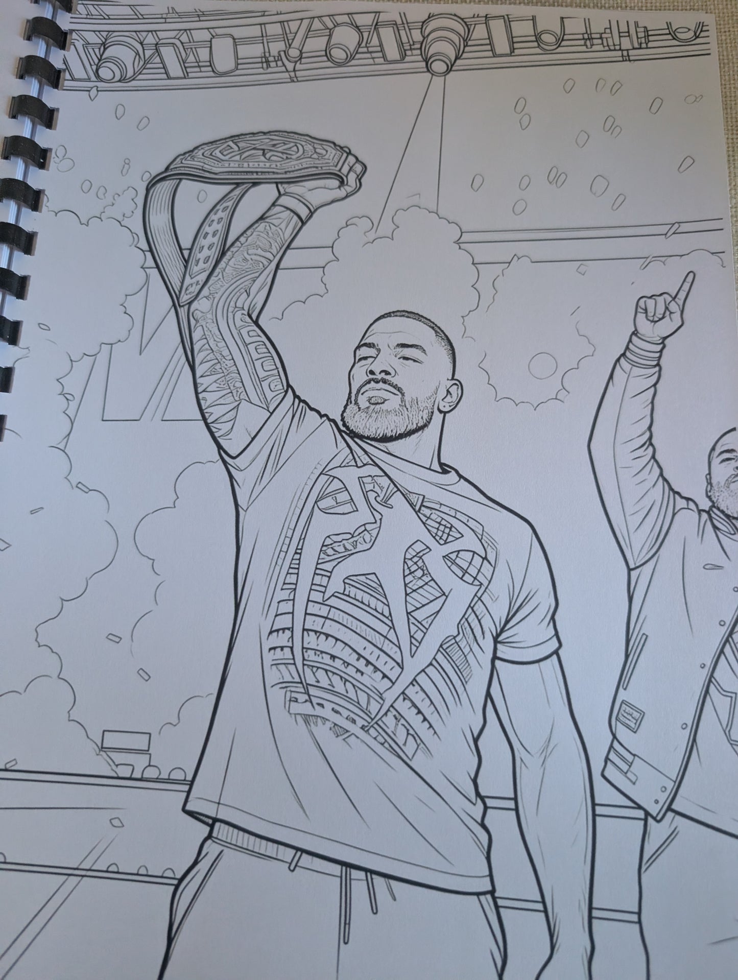 WWE Colouring Book Volume 2 – NEW A4 Printed Wrestling Inspired Colouring Book