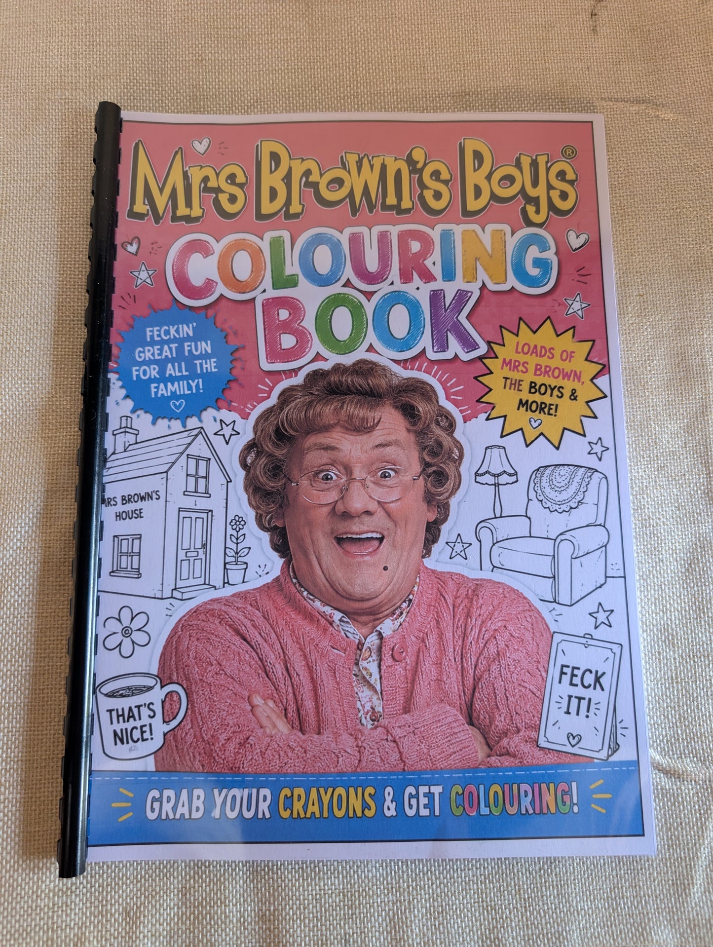 Mrs Brown’s Boys Colouring Book – Funny Comedy Inspired Colouring Pages