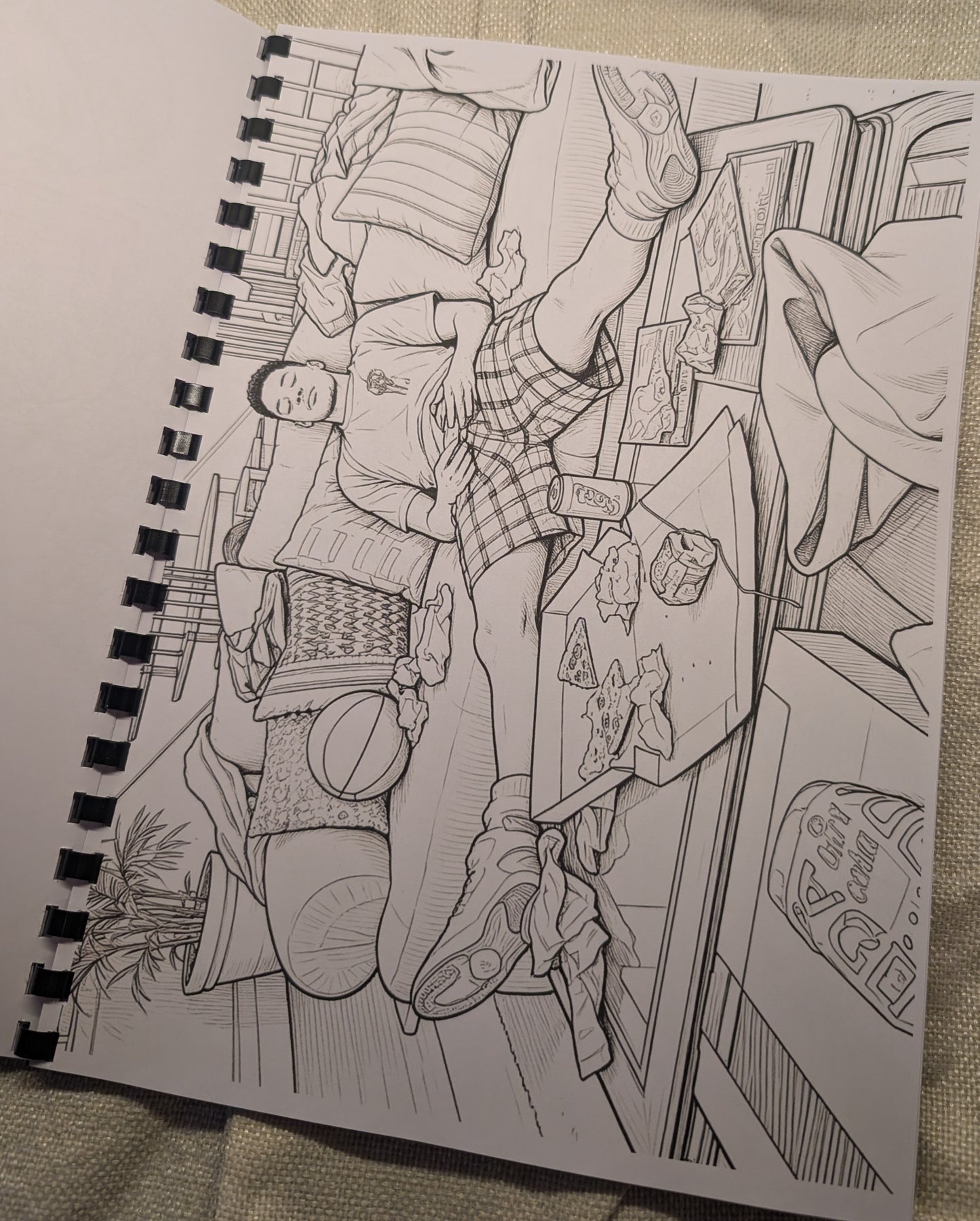 Fresh Prince of Bel-Air Colouring Book – A4 Printed 90s TV Inspired Colouring Book