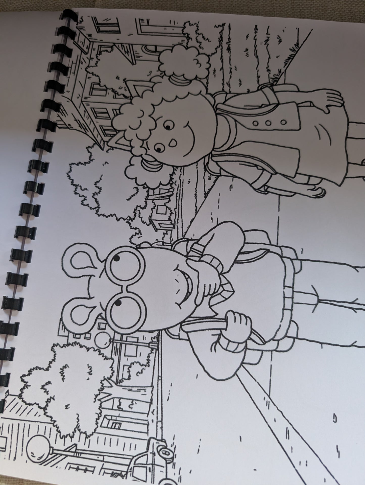 Arthur Inspired Colouring Book | 90s TV Nostalgia | Physical Colouring Book