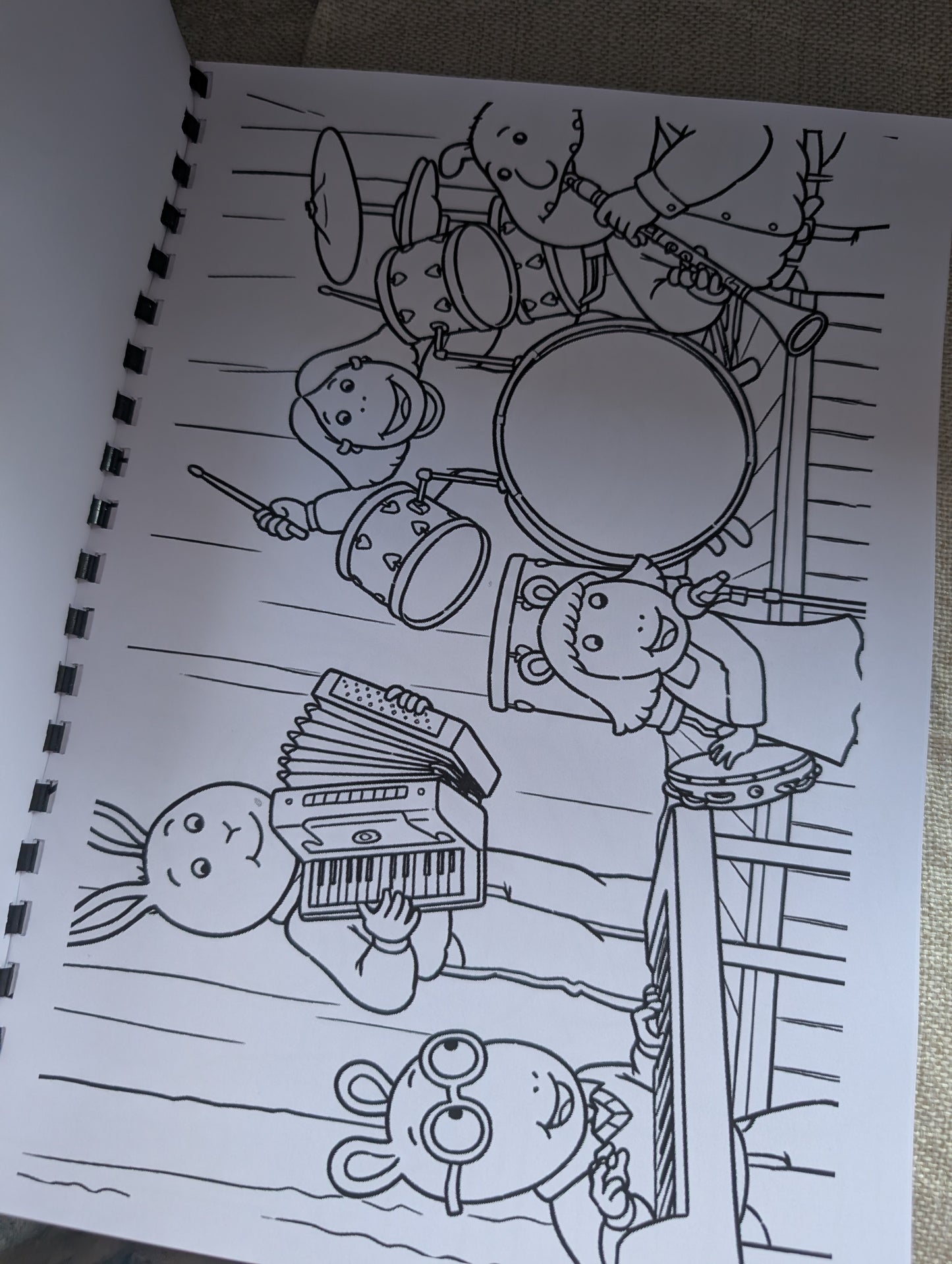 Arthur Inspired Colouring Book | 90s TV Nostalgia | Physical Colouring Book