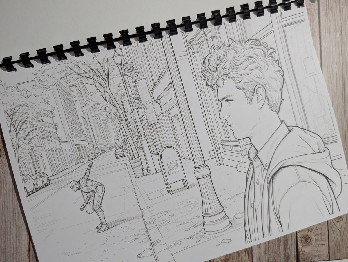 The Boys Colouring Book | Superhero TV Series Inspired Adult Colouring Book