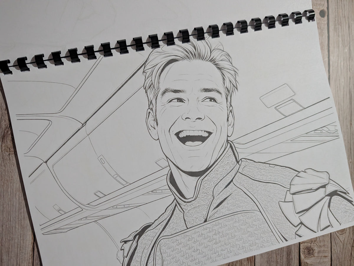 The Boys Colouring Book | Superhero TV Series Inspired Adult Colouring Book