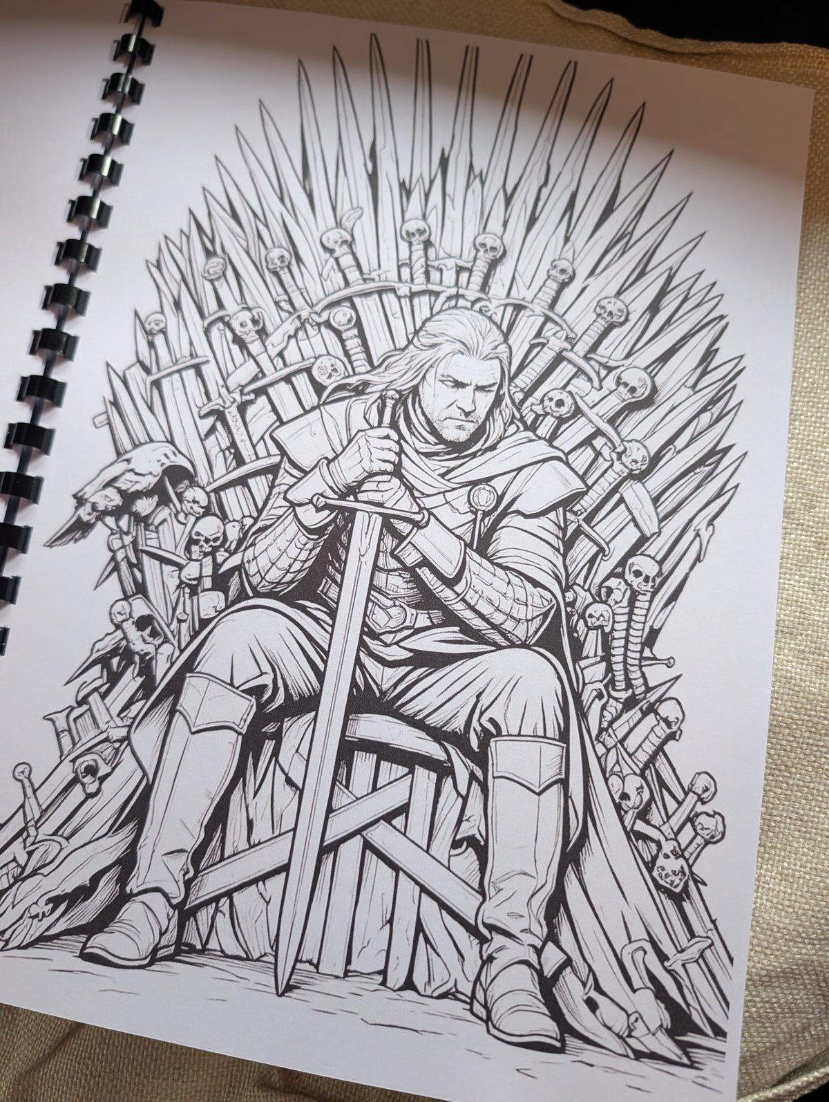 Game of Thrones Colouring Book | Fantasy TV Inspired Adult Colouring Book