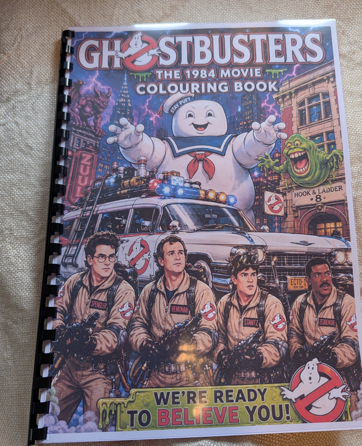 Ghostbusters Colouring Book | Classic Movie Inspired Adult Colouring Book