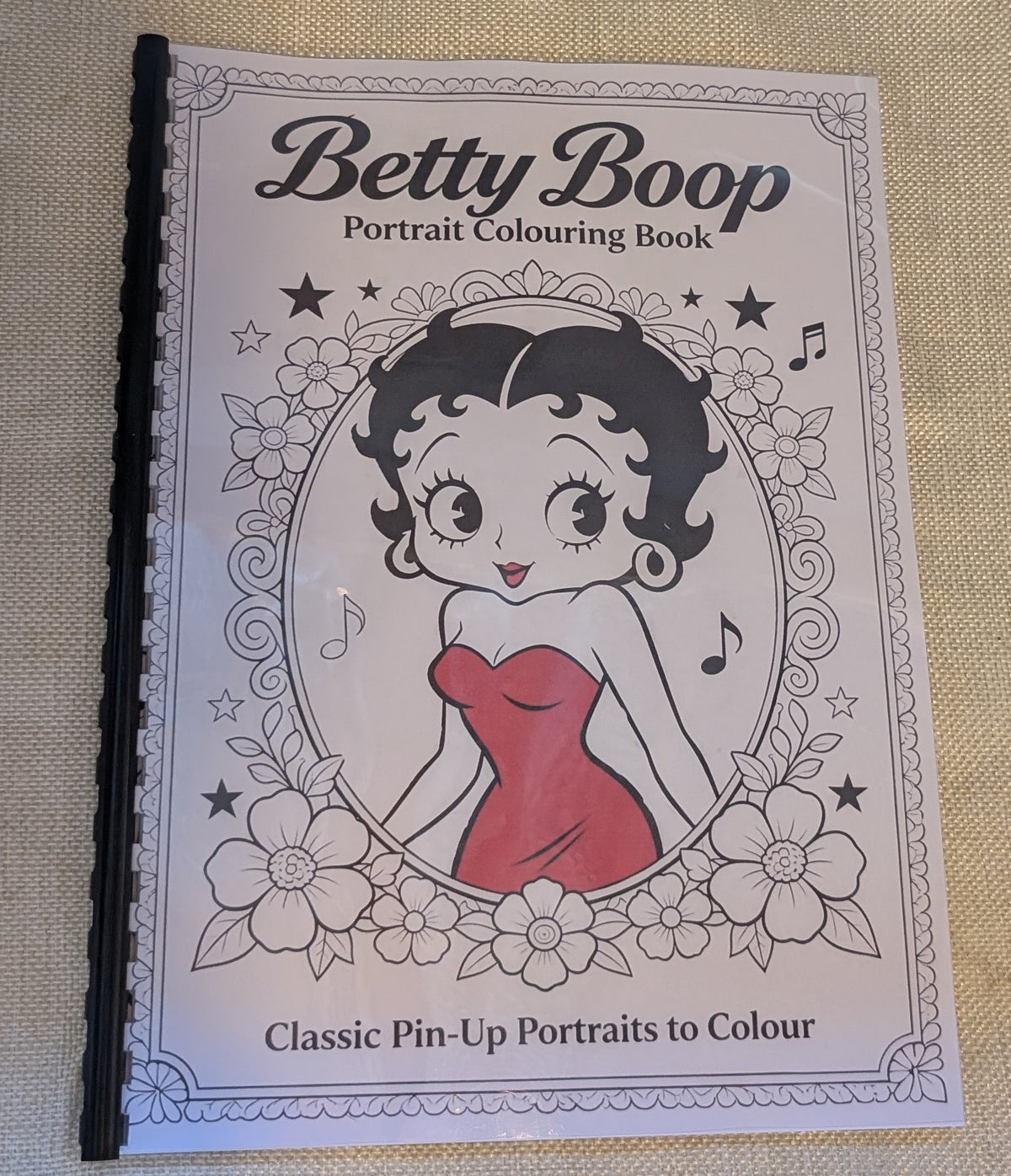 Betty Boop Colouring Book | Classic Cartoon Inspired Adult Colouring Book