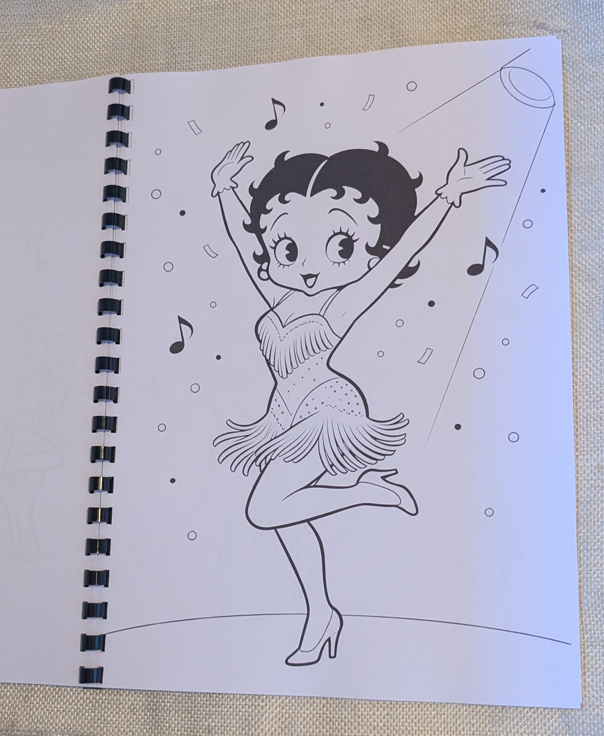 Betty Boop Colouring Book | Classic Cartoon Inspired Adult Colouring Book