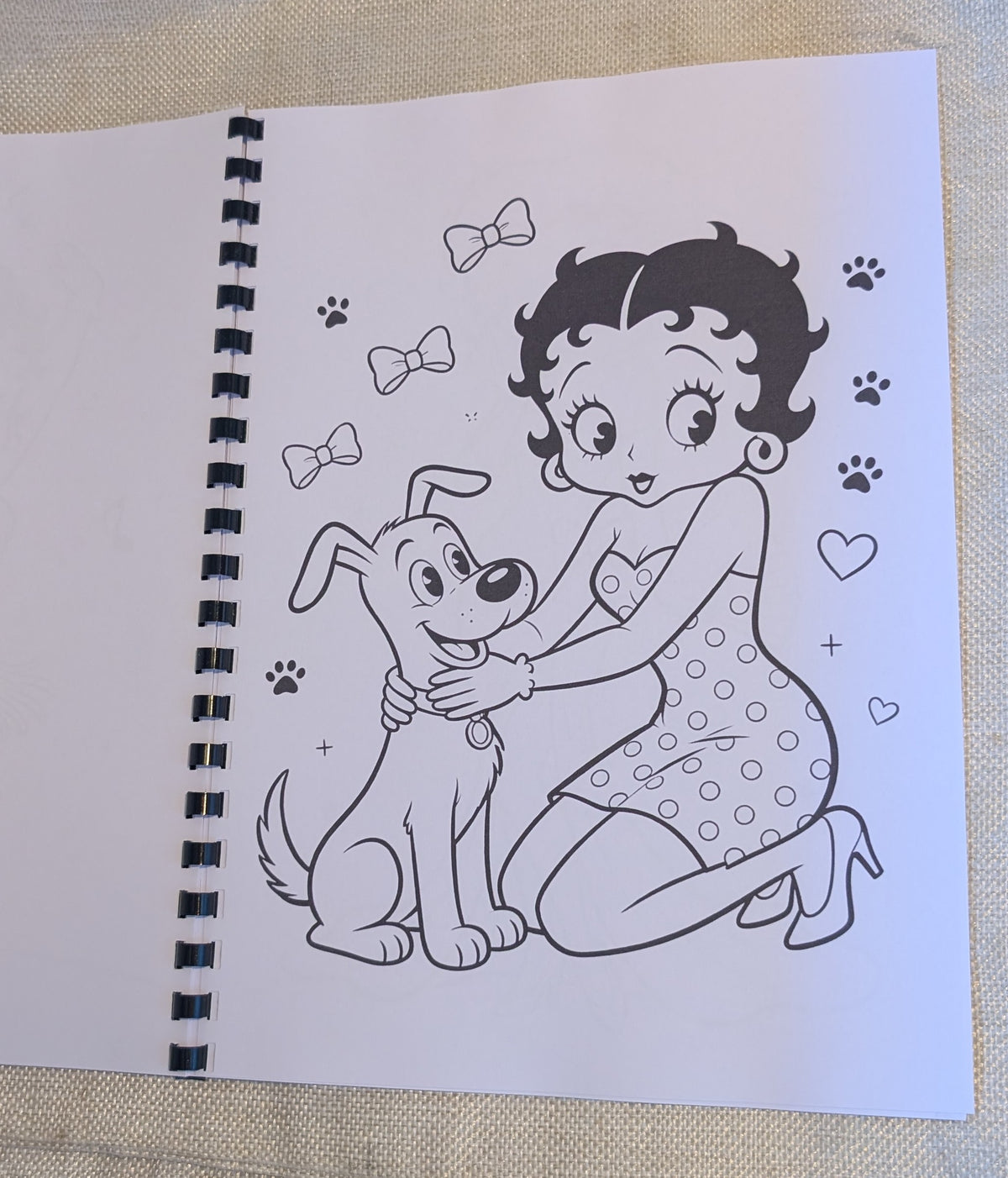 Betty Boop Colouring Book | Classic Cartoon Inspired Adult Colouring Book