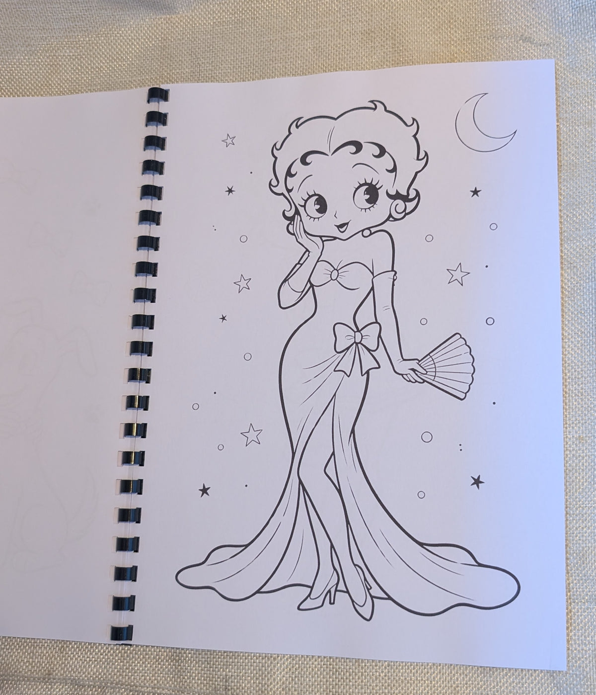 Betty Boop Colouring Book | Classic Cartoon Inspired Adult Colouring Book