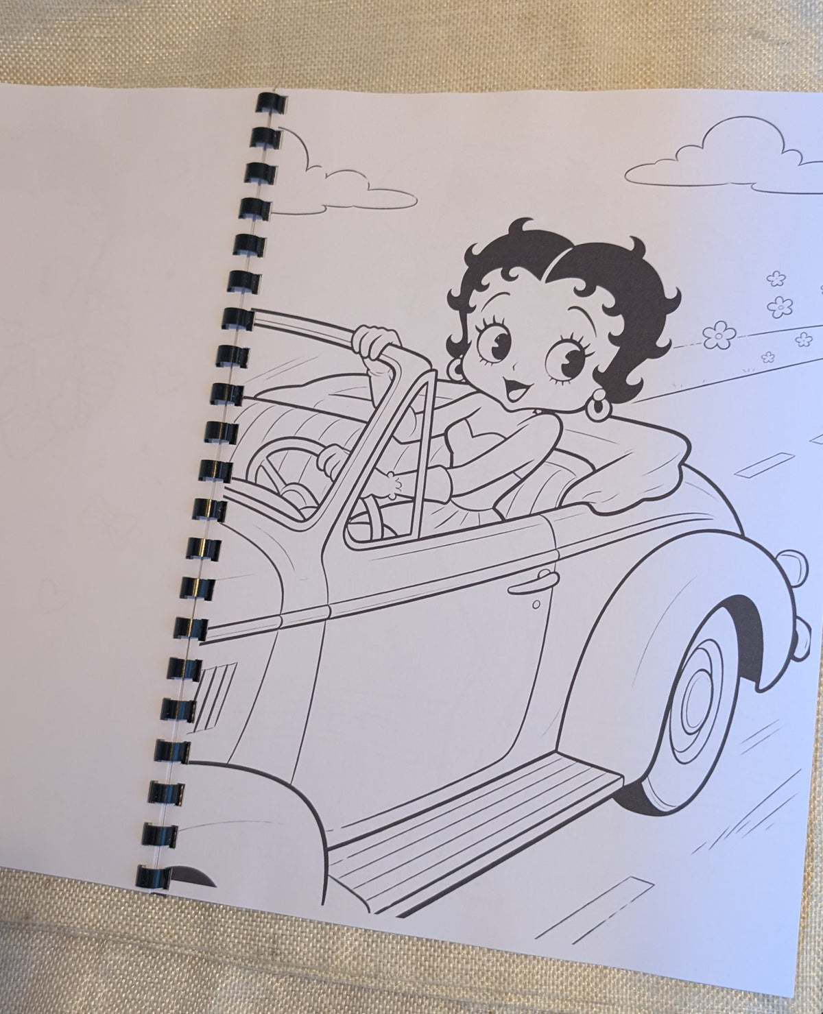 Betty Boop Colouring Book | Classic Cartoon Inspired Adult Colouring Book