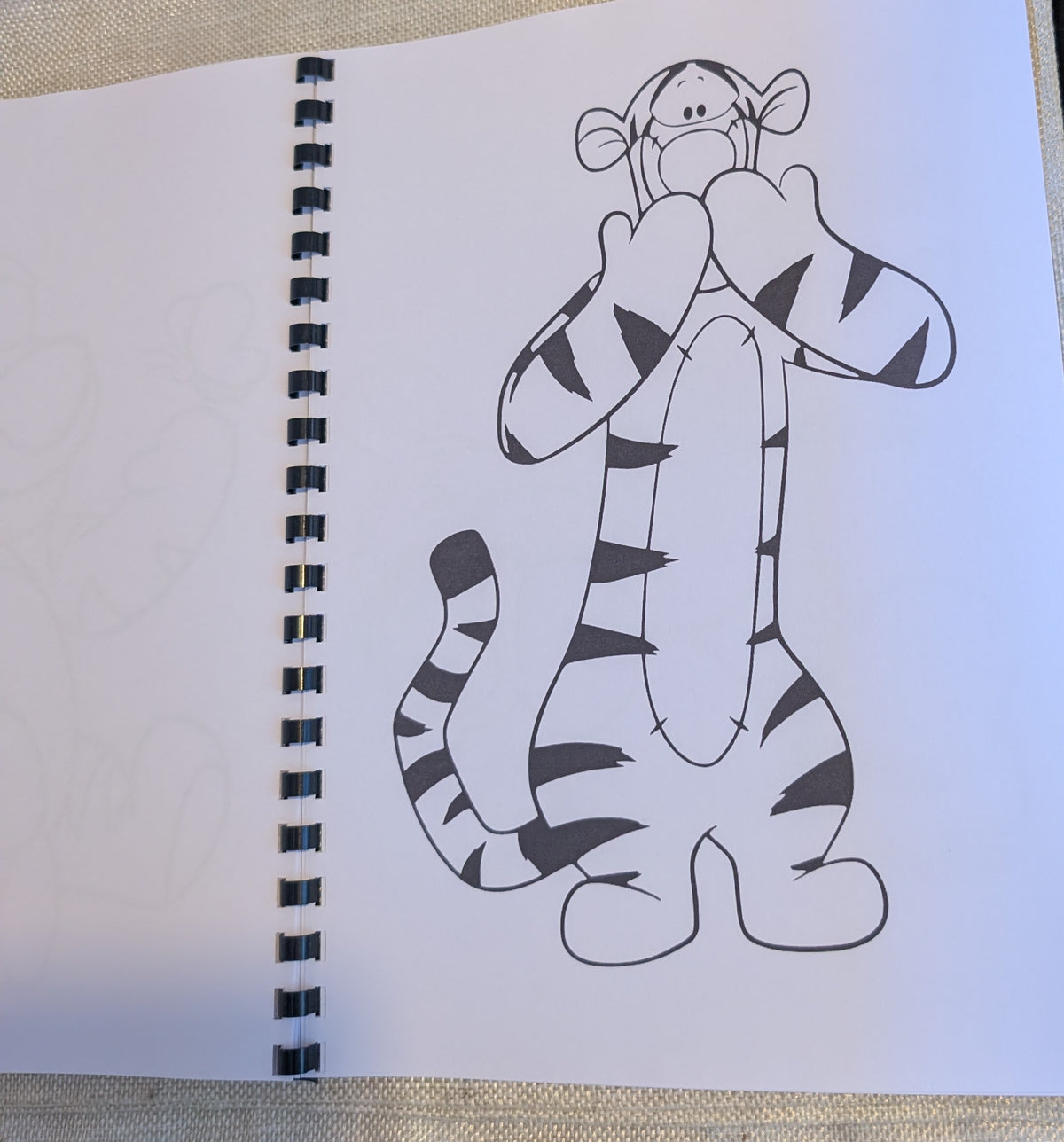 Tigger Colouring Book | Classic Character Inspired A4 Colouring Book