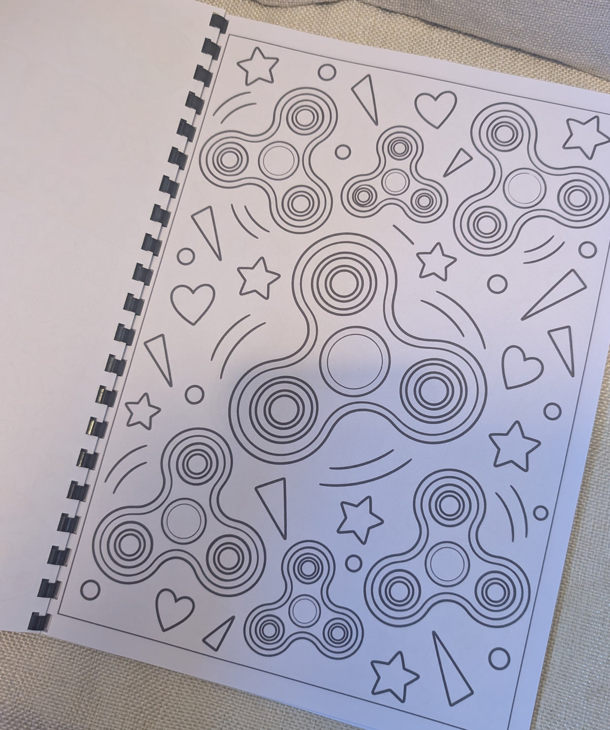 Fidget Toys Colouring Book | Fun Kids Sensory Toy Colouring Book
