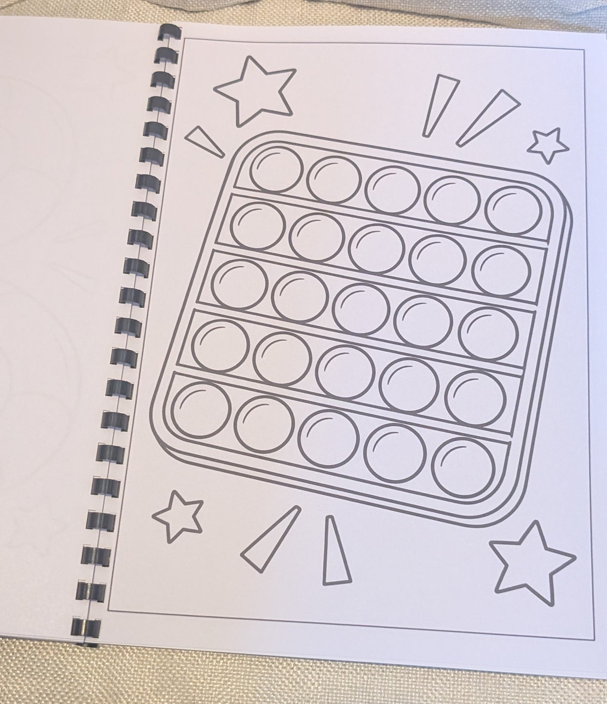 Fidget Toys Colouring Book | Fun Kids Sensory Toy Colouring Book