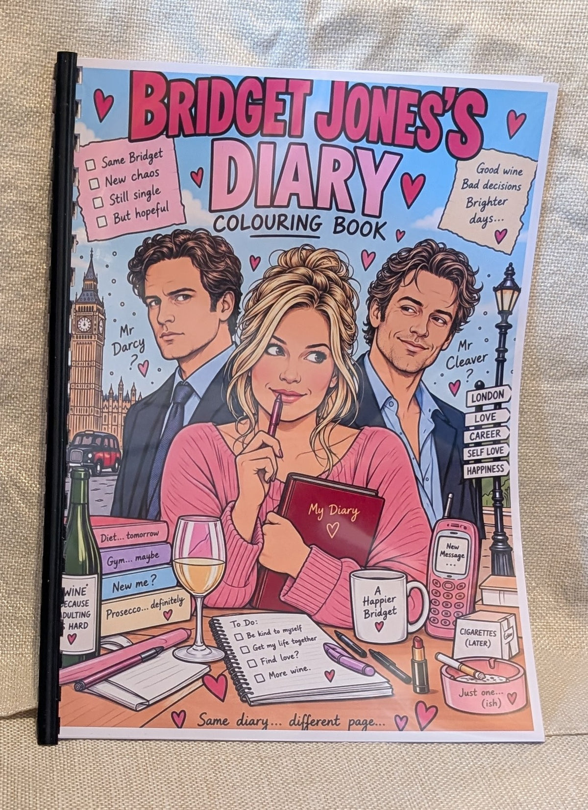 Bridget Jones’s Diary Colouring Book | Movie-Inspired Adult Colouring Book