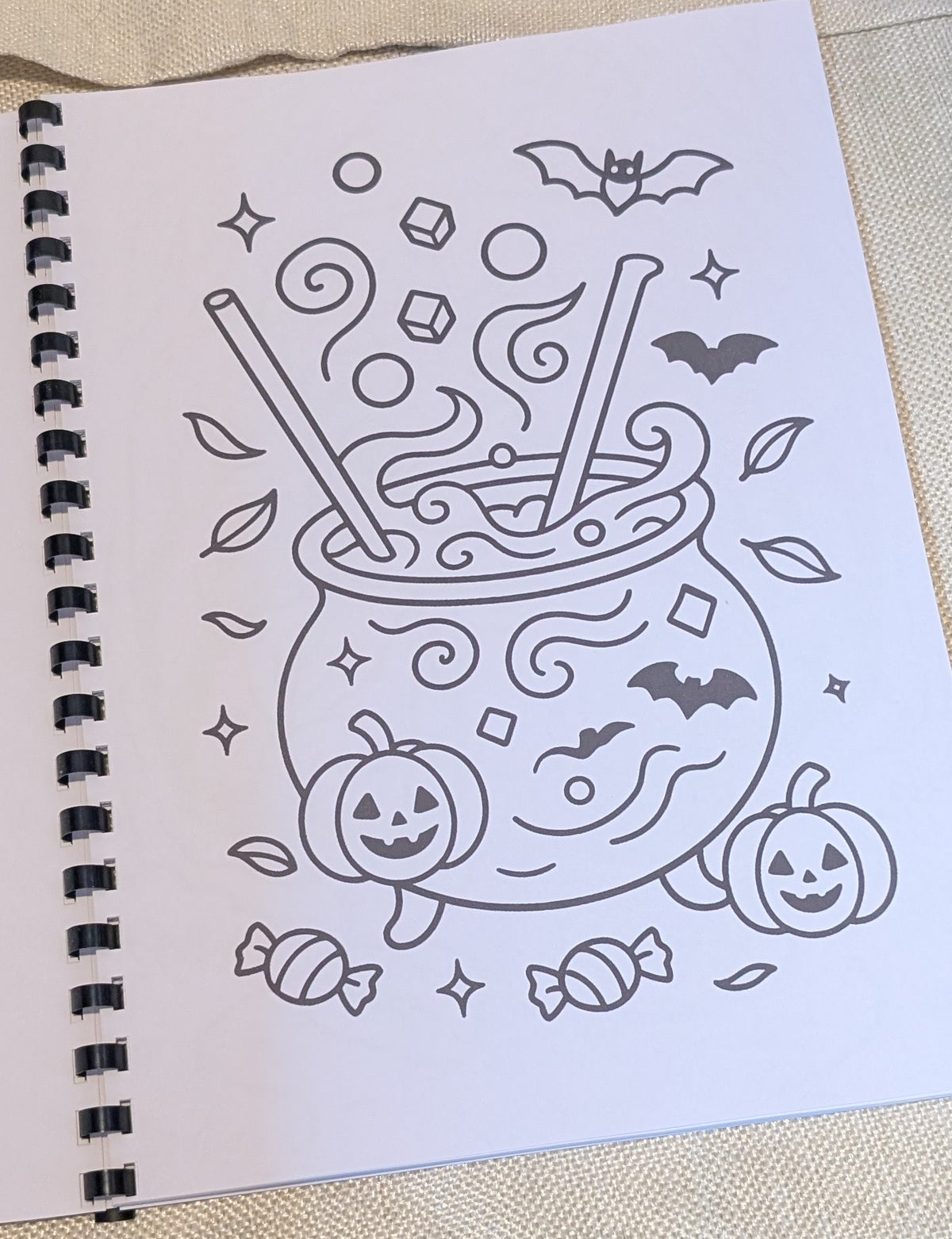 Kids Halloween Colouring Book | Spooky A4 Colouring Activity Book