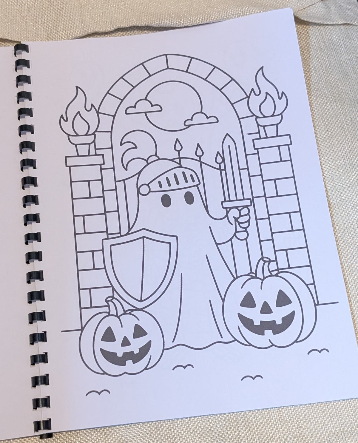 Kids Halloween Colouring Book | Spooky A4 Colouring Activity Book
