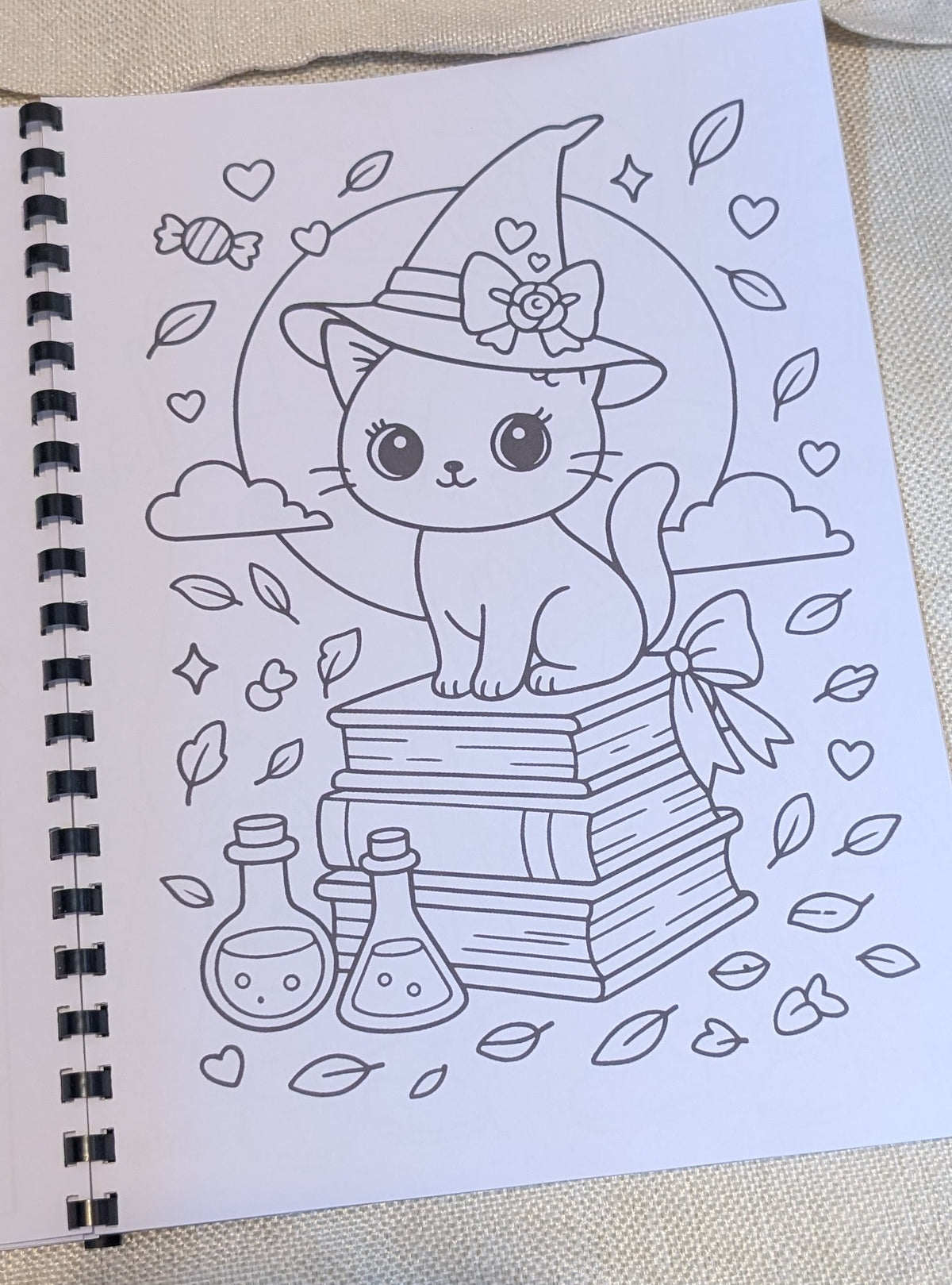 Kids Halloween Colouring Book | Spooky A4 Colouring Activity Book