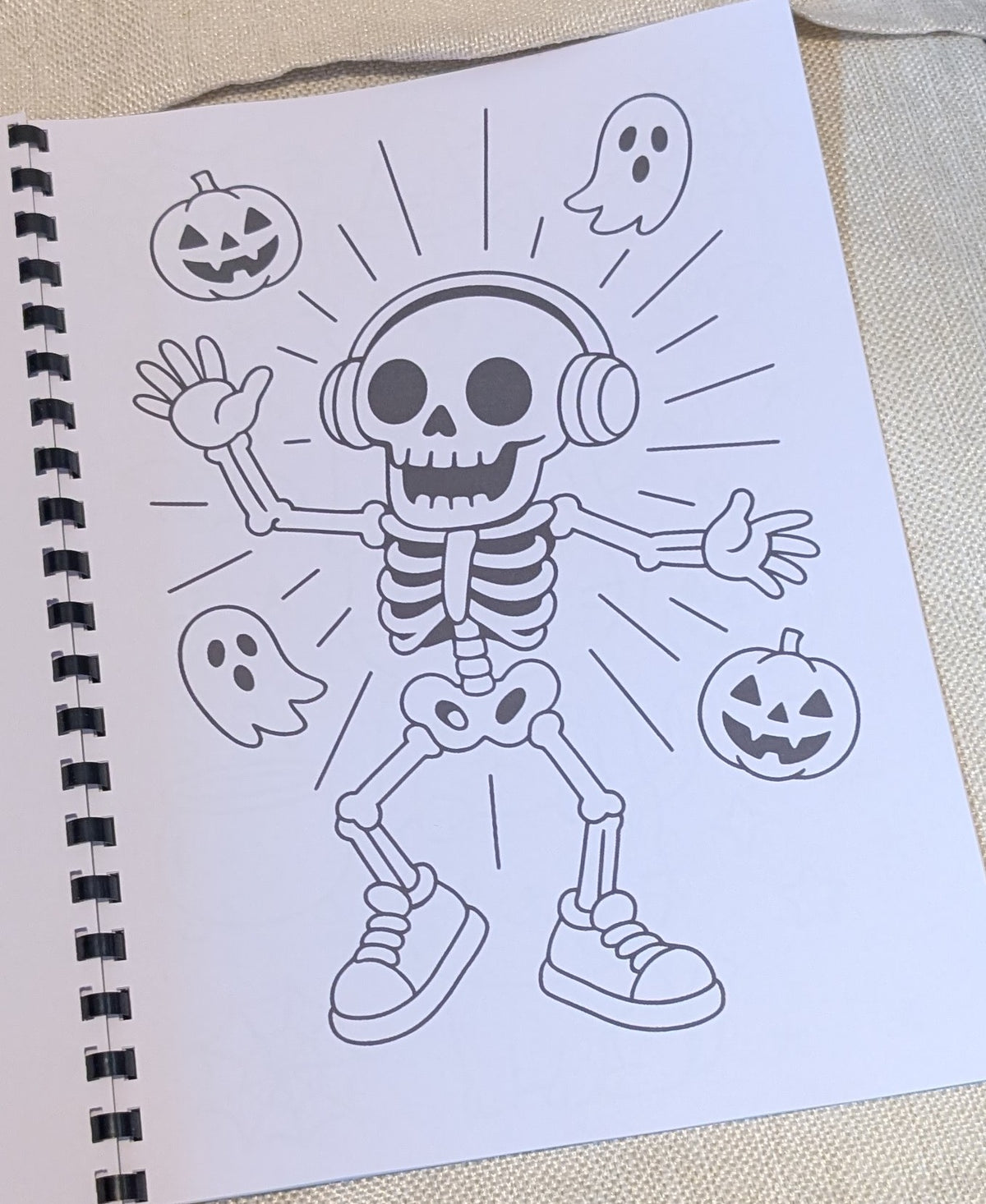 Kids Halloween Colouring Book | Spooky A4 Colouring Activity Book